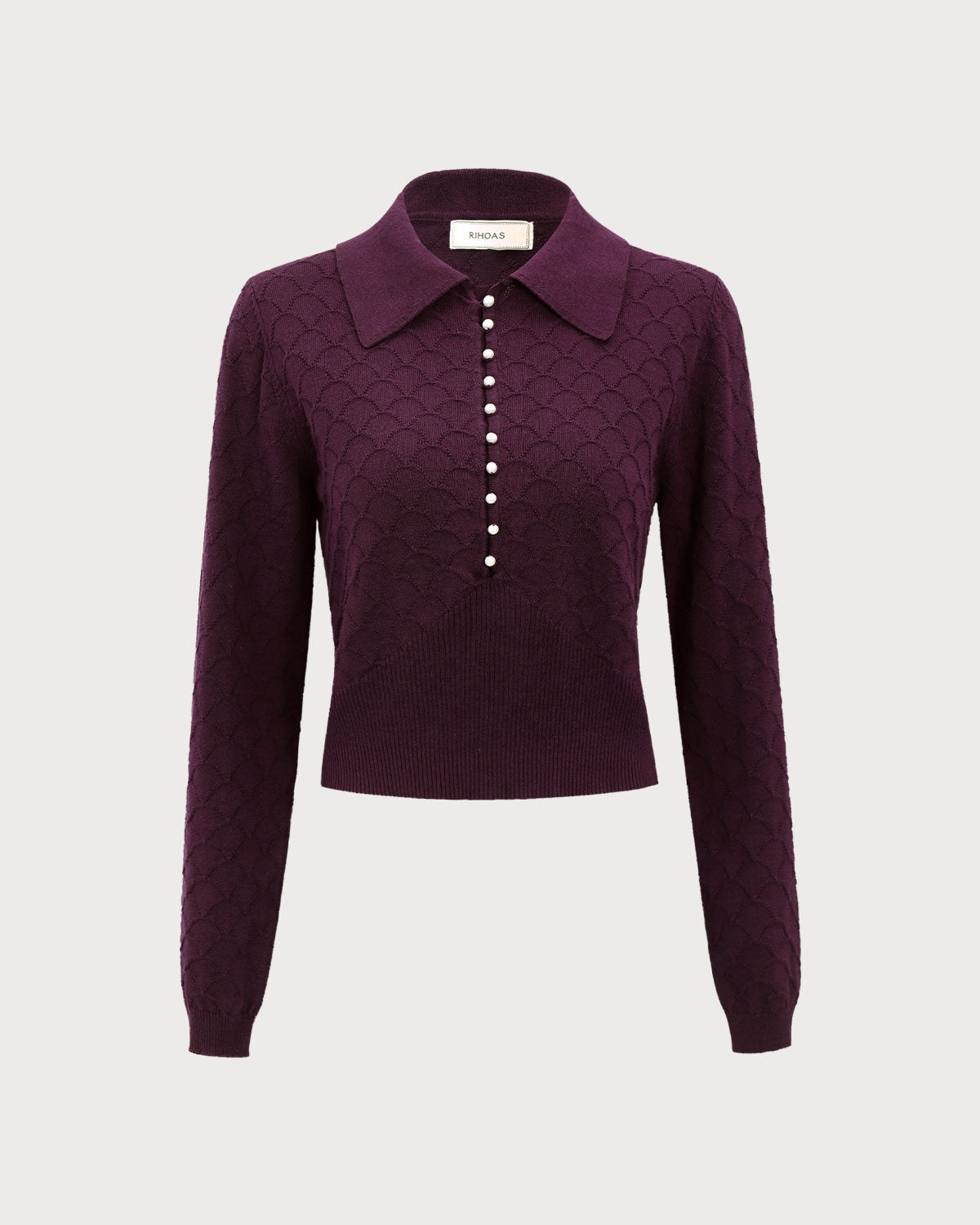 Women Knitted Cotton Sweaters Tops - RIHOAS