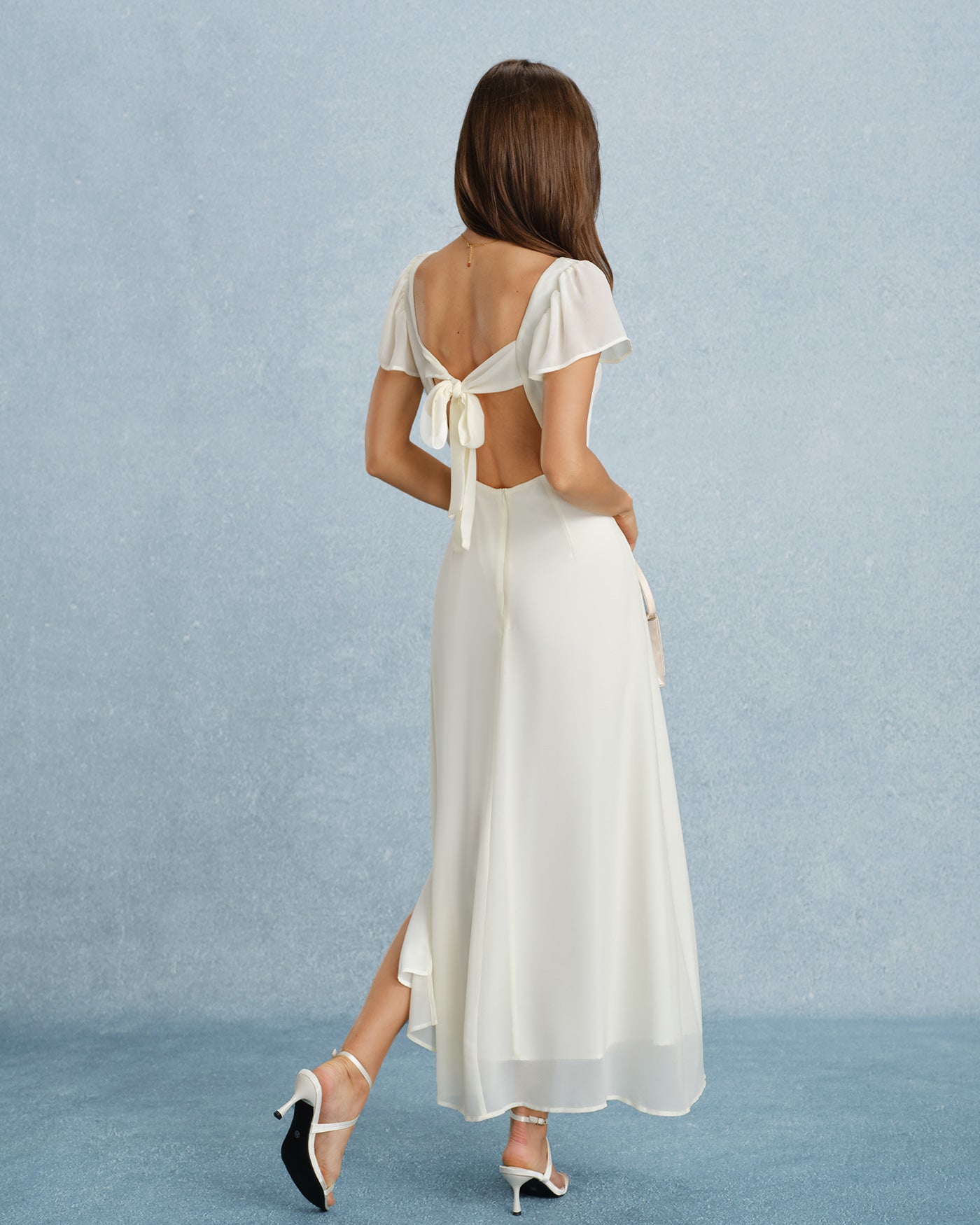 Women Woven Polyester Maxi Dresses Dresses - RIHOAS