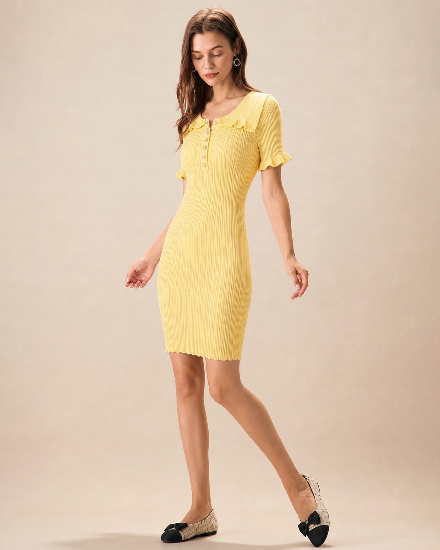 Women's Acrylic Knit Dress Dresses - RIHOAS