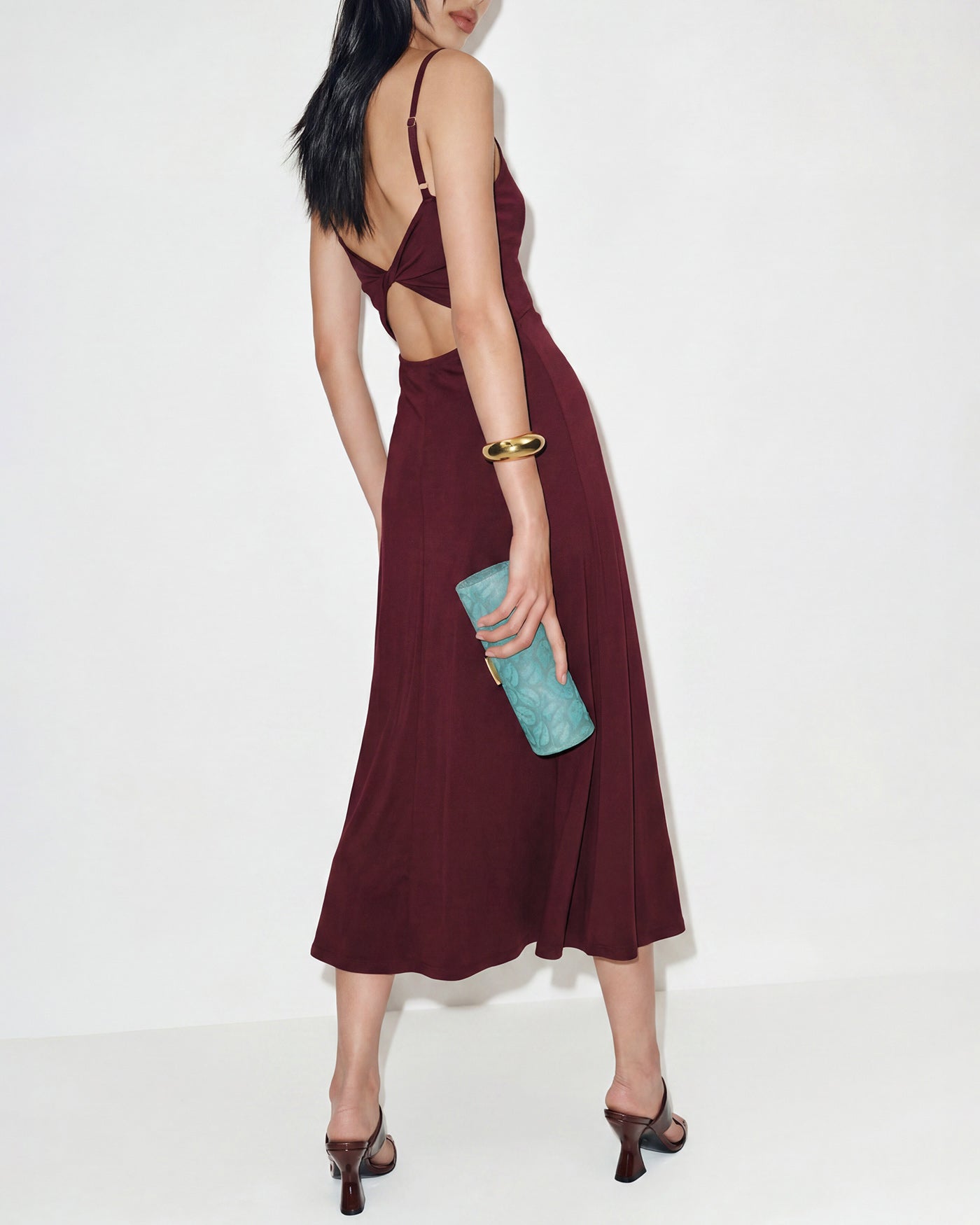 Women's Knit Cotton Maxi Dress Dresses - RIHOAS