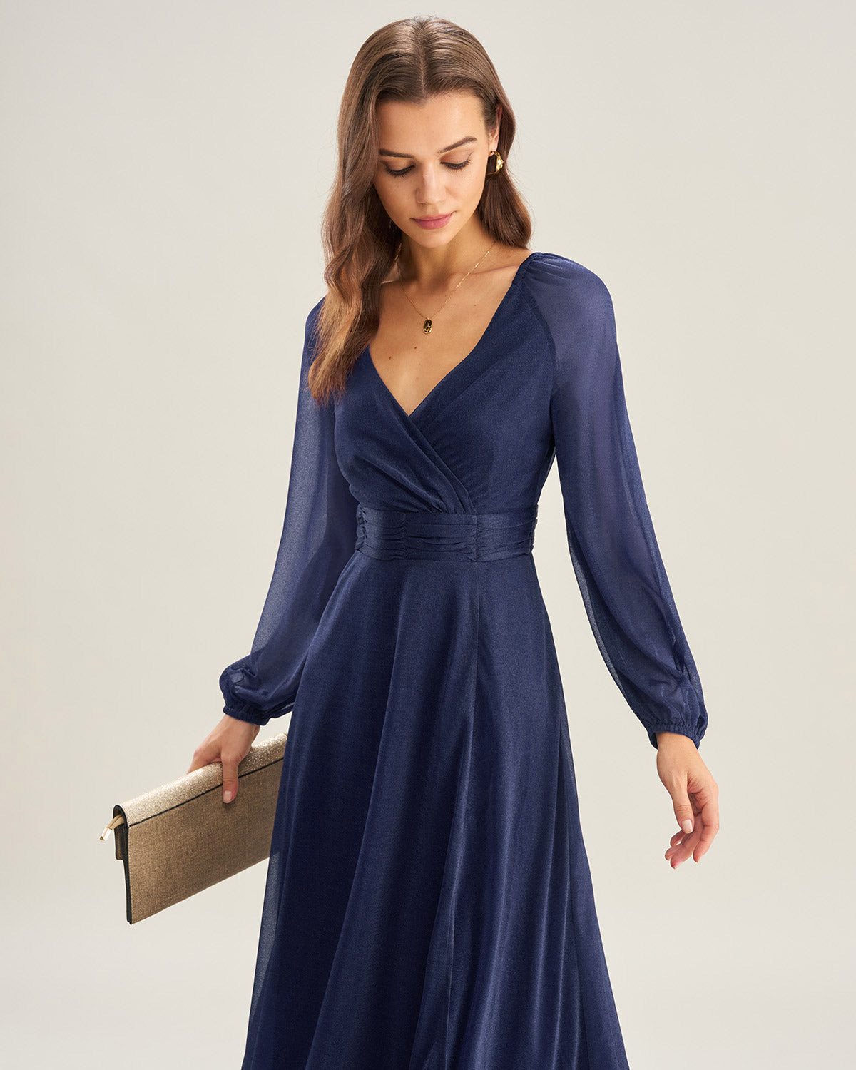 Women's Knit Polyester Maxi Dresses Dresses - RIHOAS