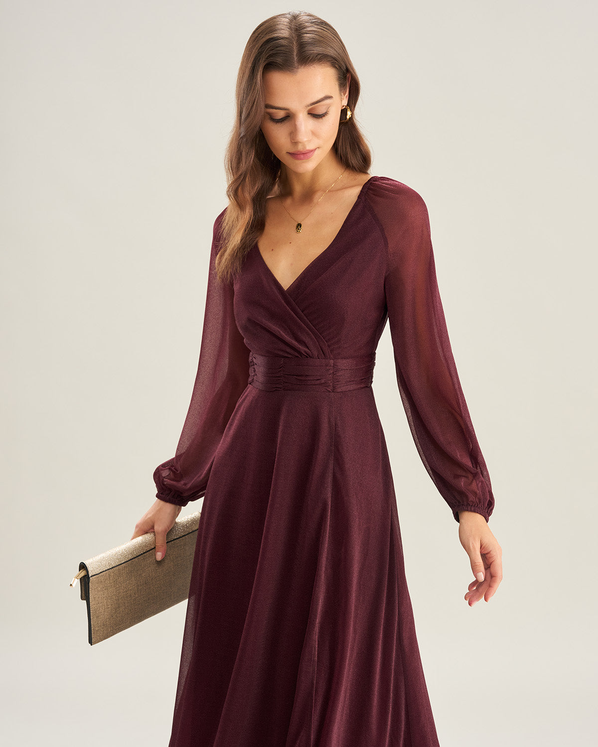 Women's Knit Polyester Maxi Dresses Dresses - RIHOAS