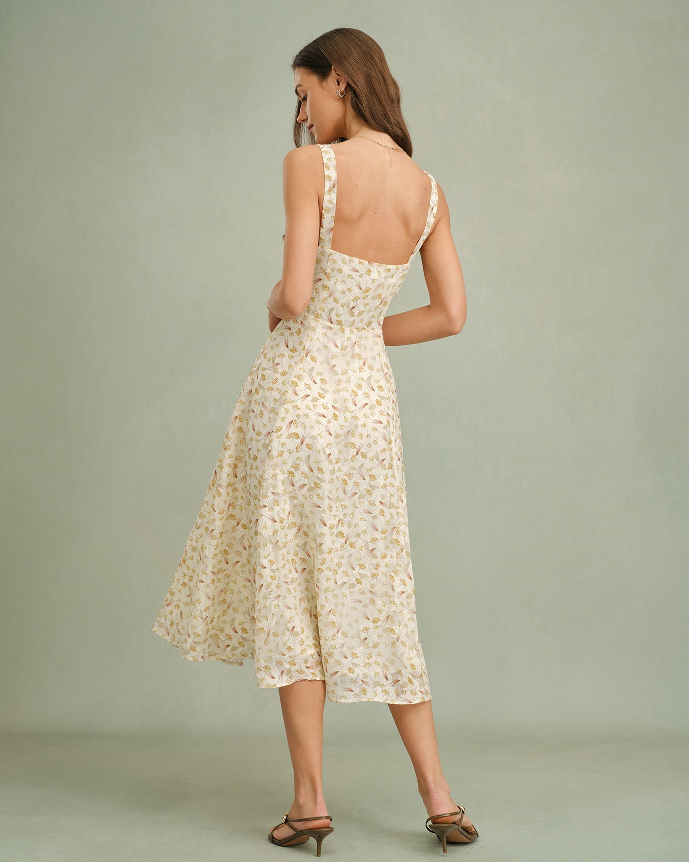 Women's Knit Polyester Midi Dress Dresses - RIHOAS