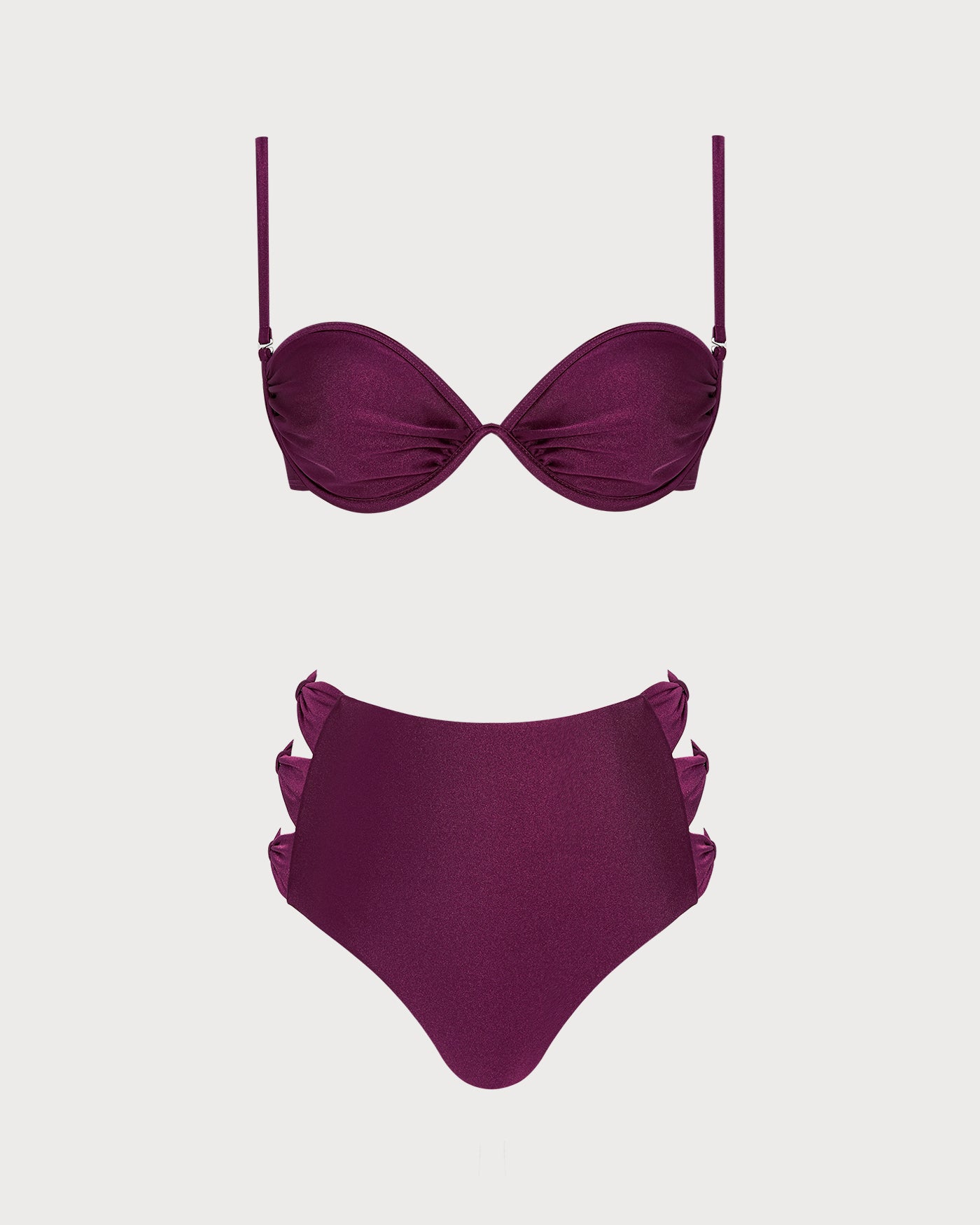 Women's Knitted Nylon Bikini Set Bikinis - RIHOAS