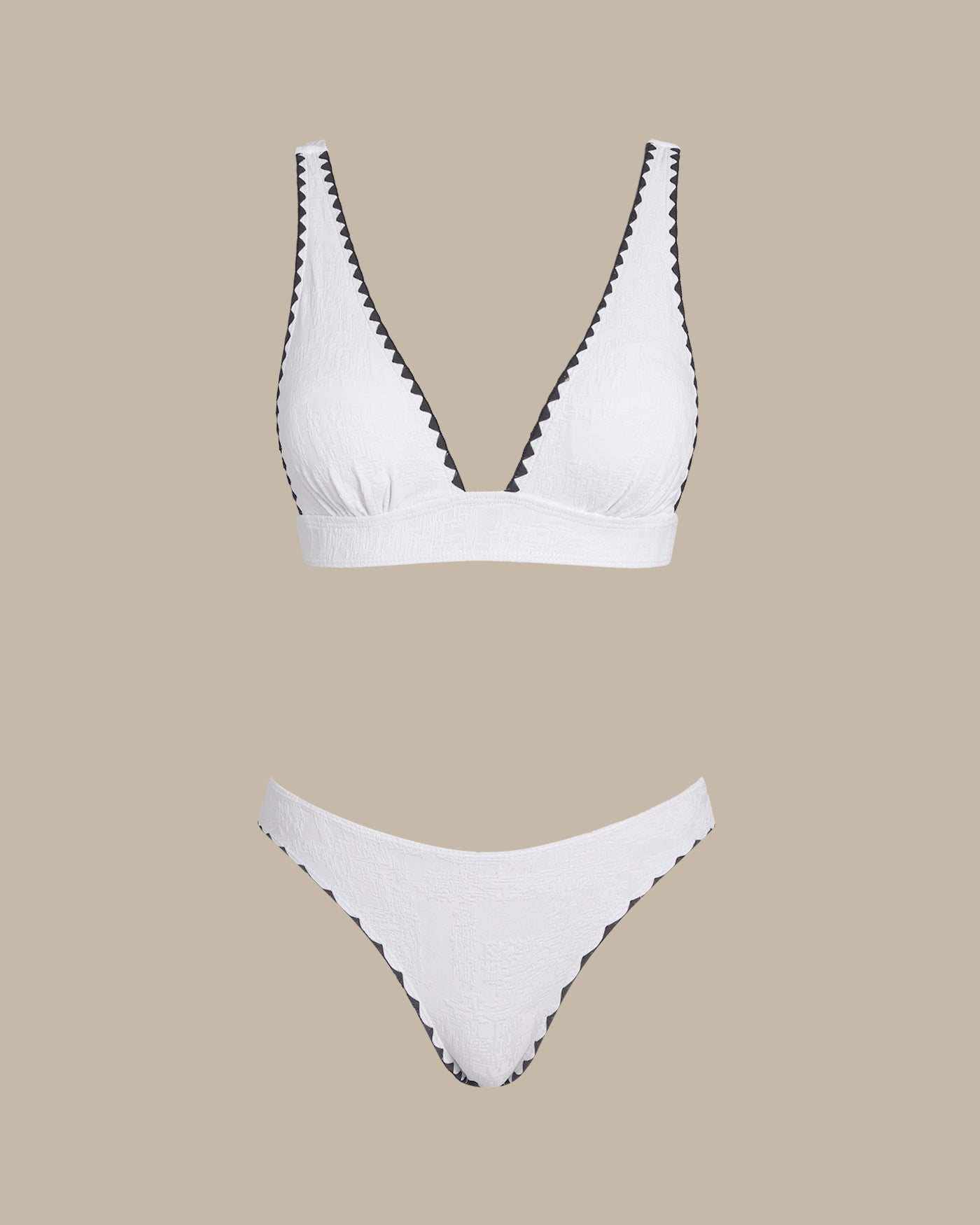 Women's Knitted Polyester Bikini Set Bikinis - RIHOAS