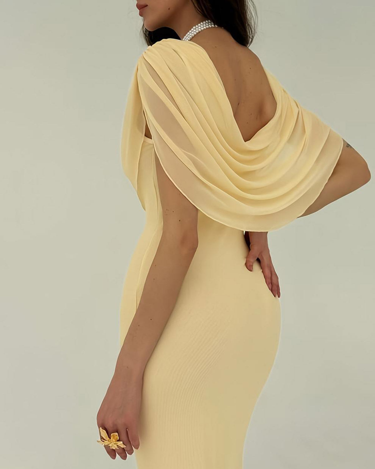 Women's Knitted Polyester Maxi Dress Dresses - RIHOAS