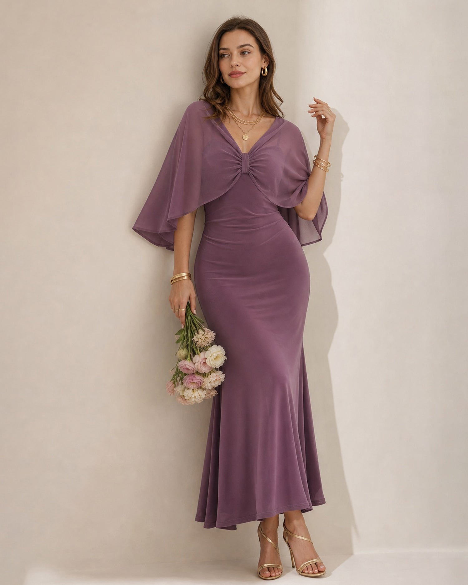 Women's Knitted Polyester Maxi Dresses Dresses - RIHOAS