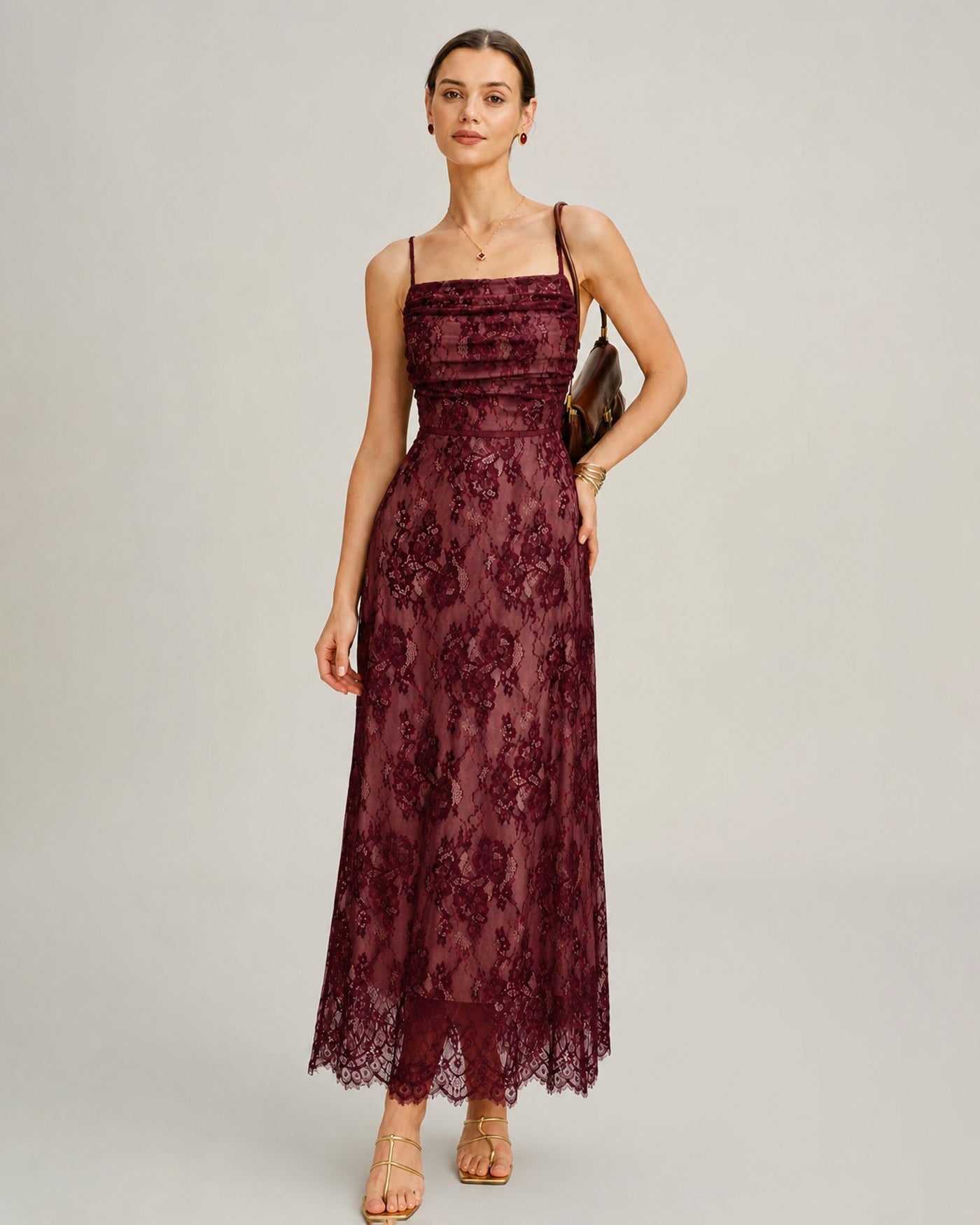 Women's Knitted Polyester Maxi Dresses Dresses - RIHOAS