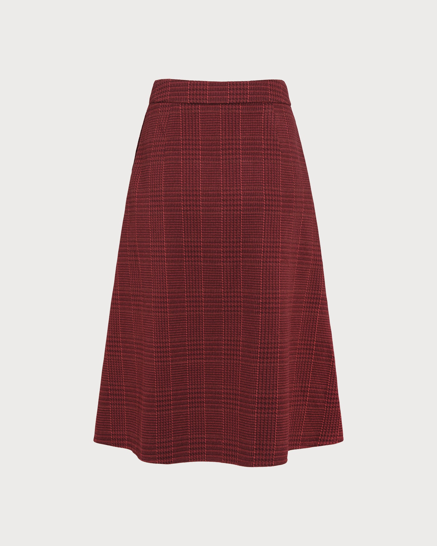 Women's Knitted Polyester Midi Skirt Bottoms - RIHOAS