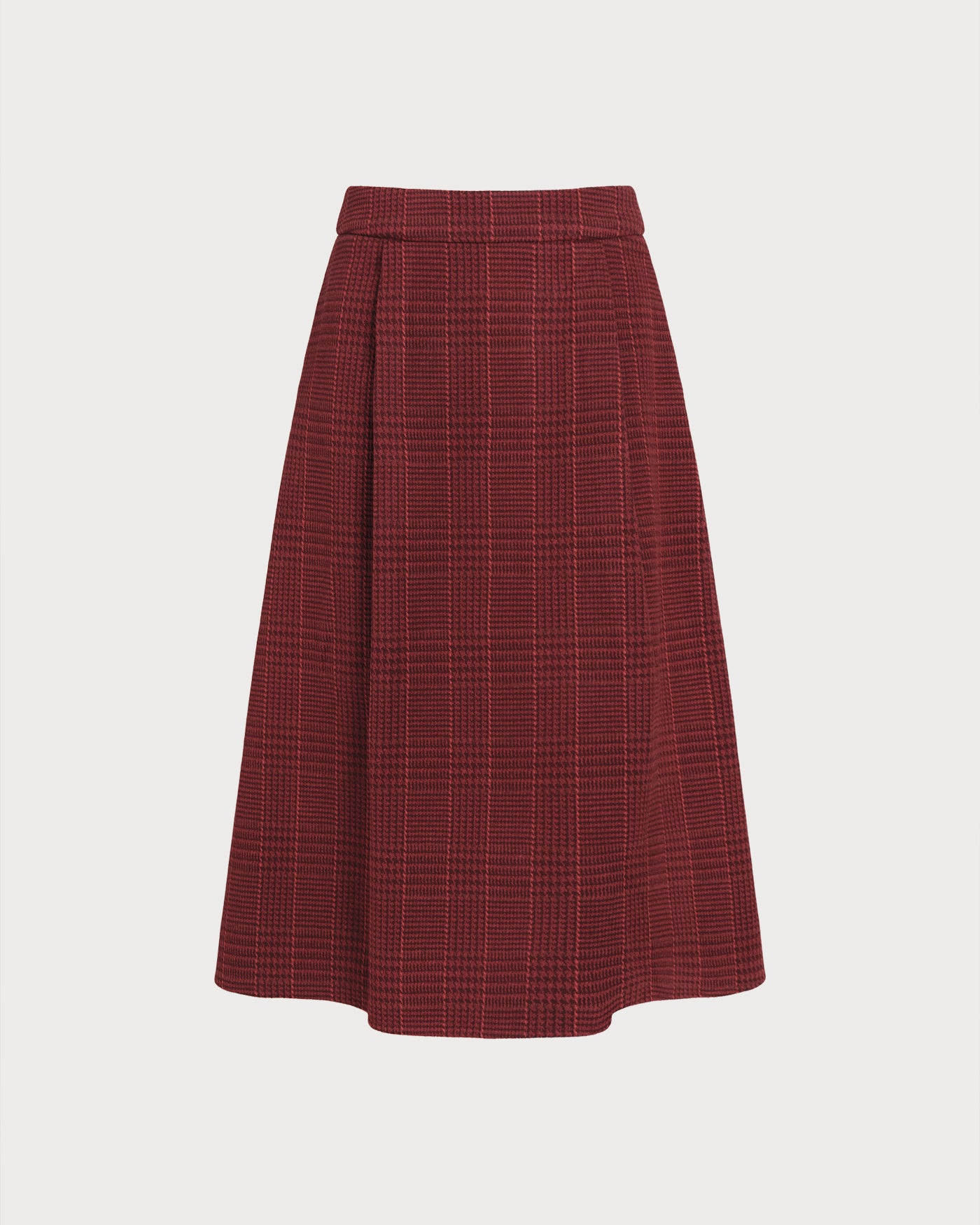 Women's Knitted Polyester Midi Skirt Bottoms - RIHOAS