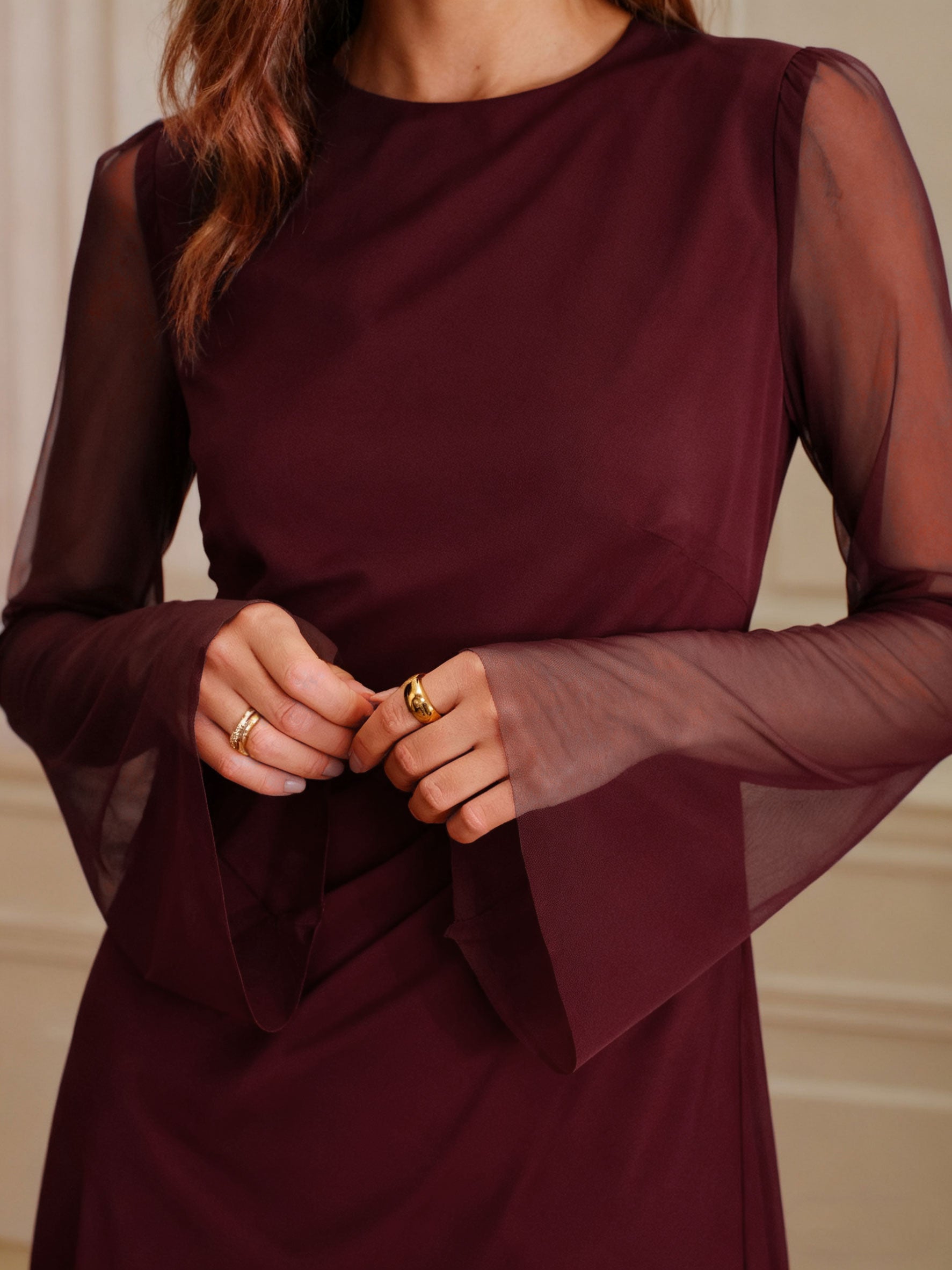 Women's Knitted Polyester Mini Dress Dresses - RIHOAS