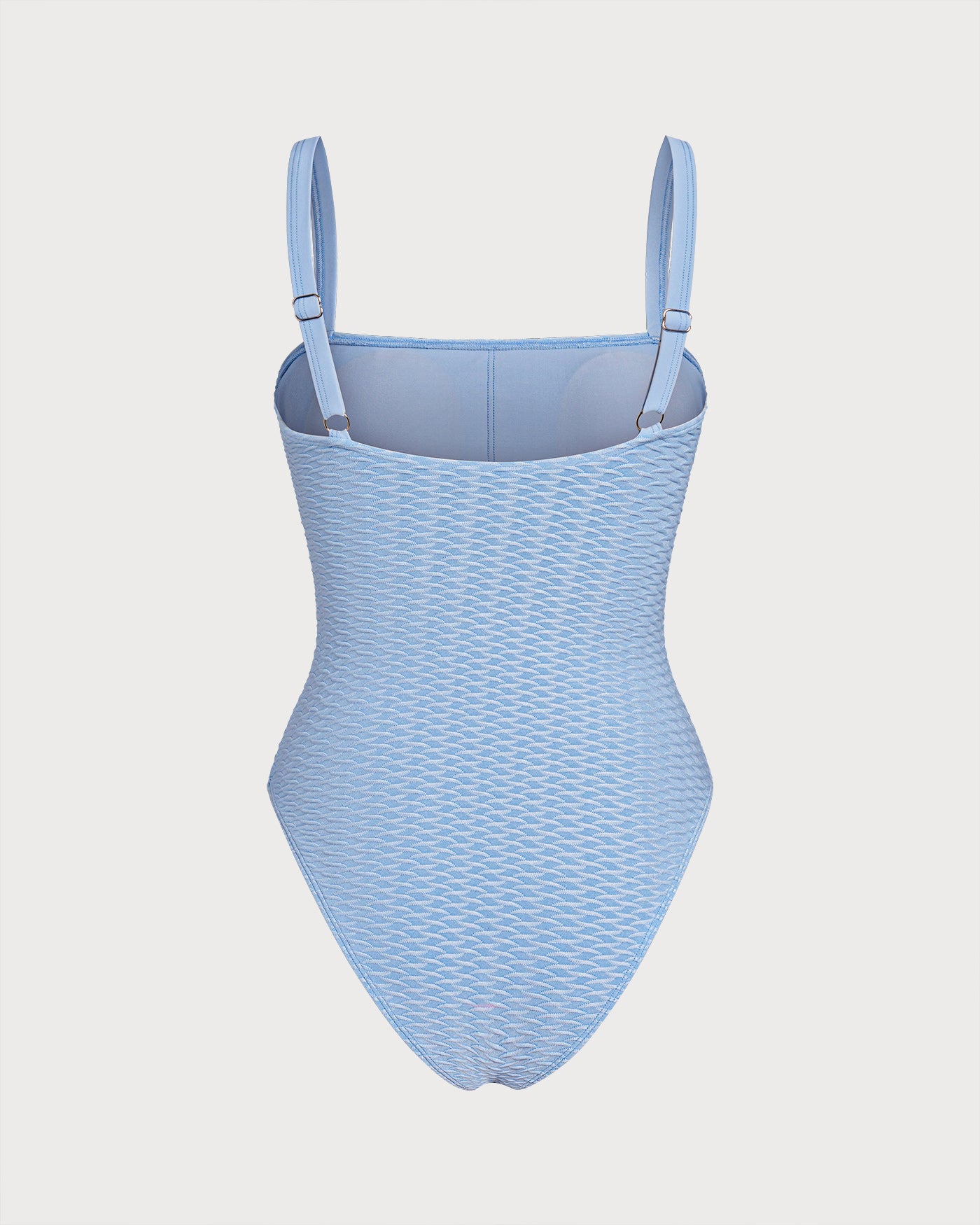 Women's Knitted Polyester One-Piece Swimsuit One-Pieces - RIHOAS