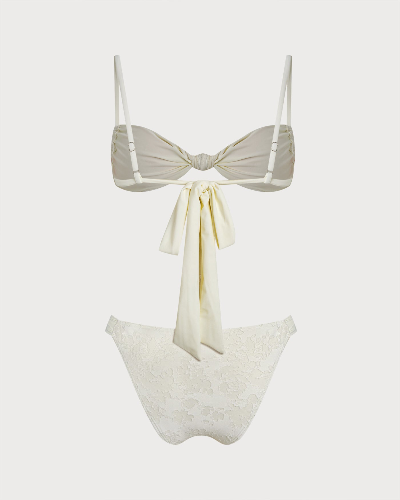 Women's Knitted Polyester Strappy Bikini Set Bikinis - RIHOAS