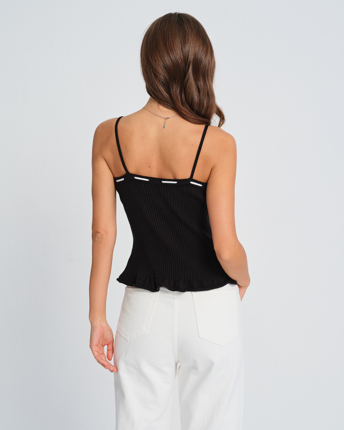 Women's Knitted Viscose Camis Tops - RIHOAS