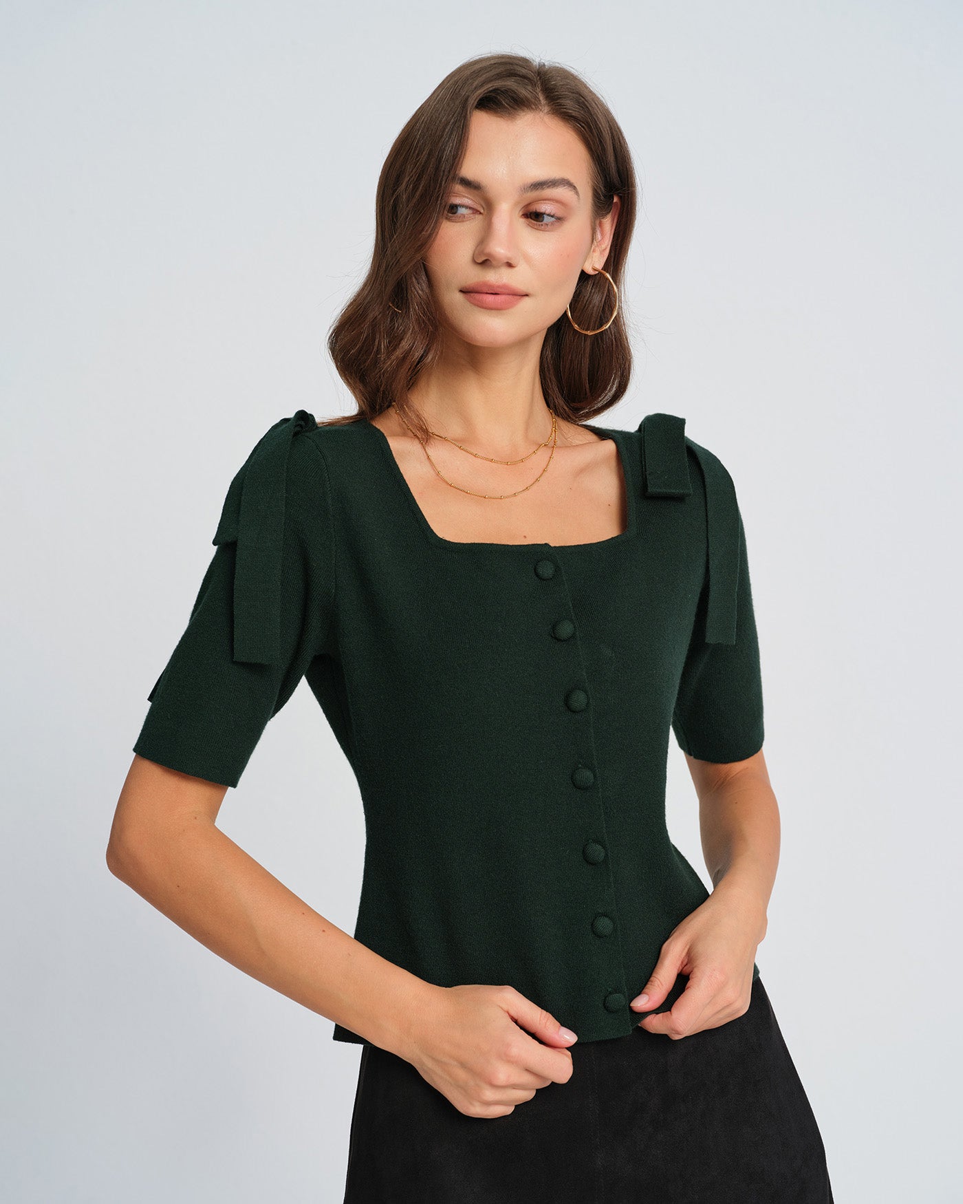 Women's Knitted Viscose Knit Cardigans Tops - RIHOAS