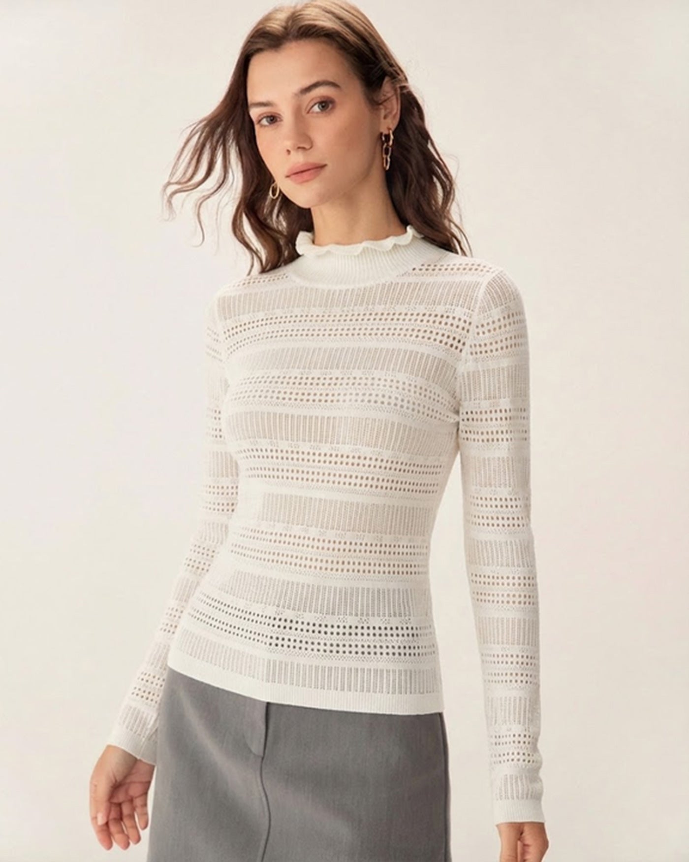 Women's Knitted Viscose Knits Tops - RIHOAS