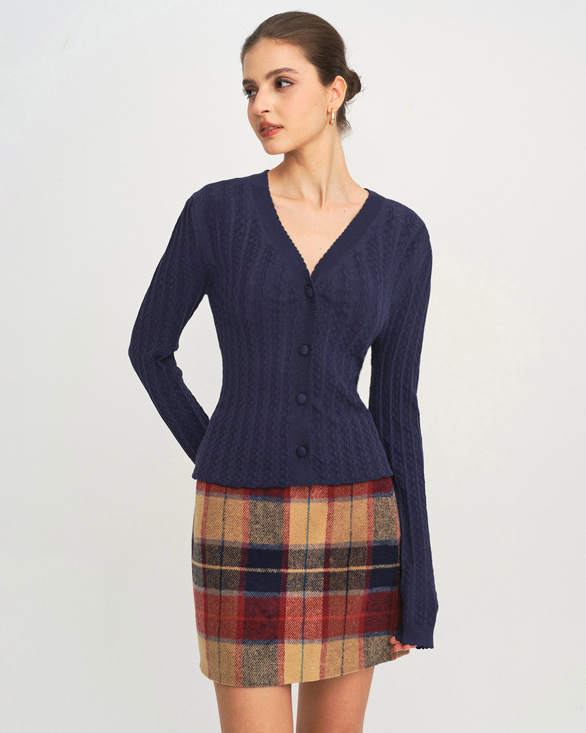Women's Knitted Viscose Sweater Tops - RIHOAS