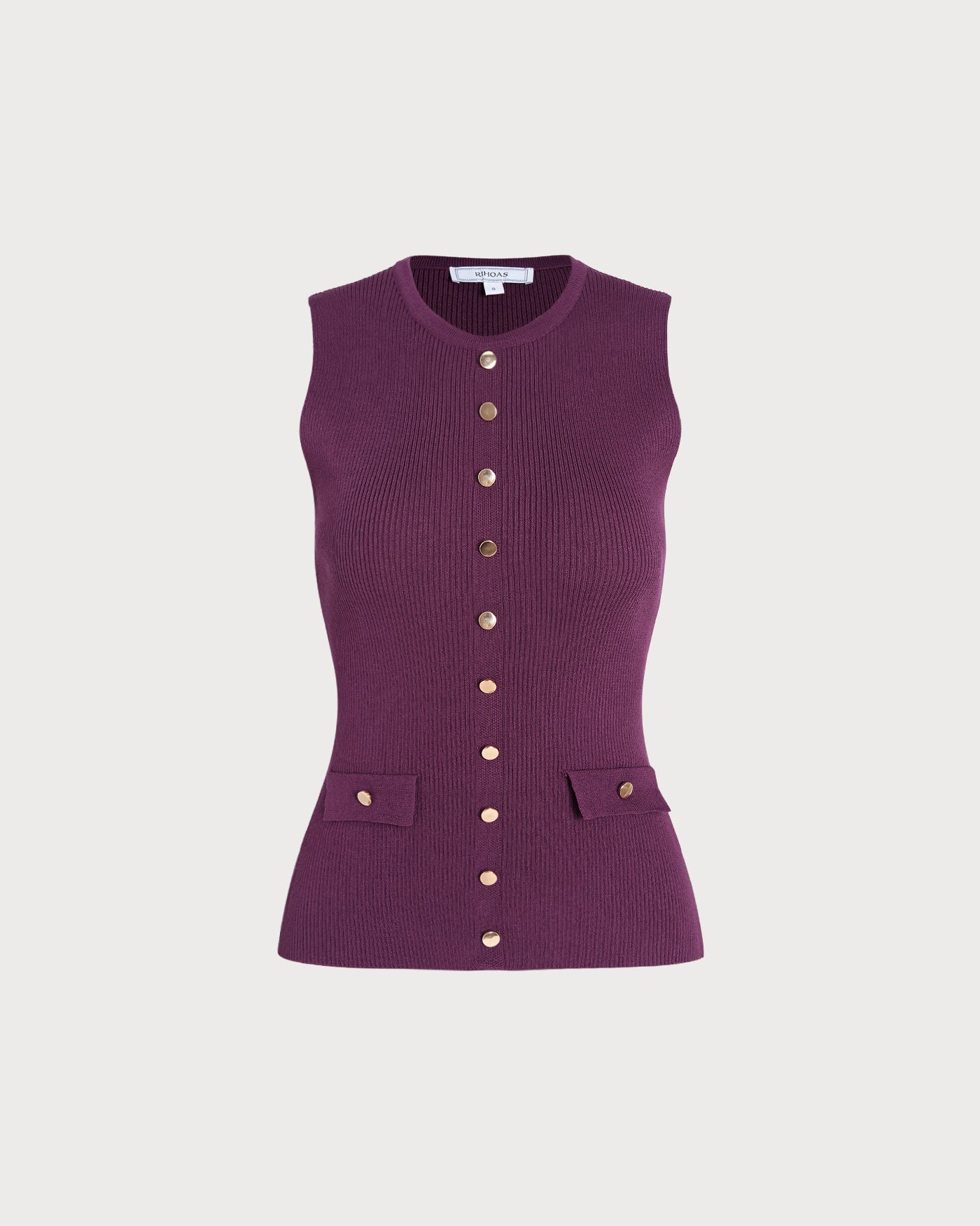 Women's Knitted Viscose Tank Tops Tops - RIHOAS