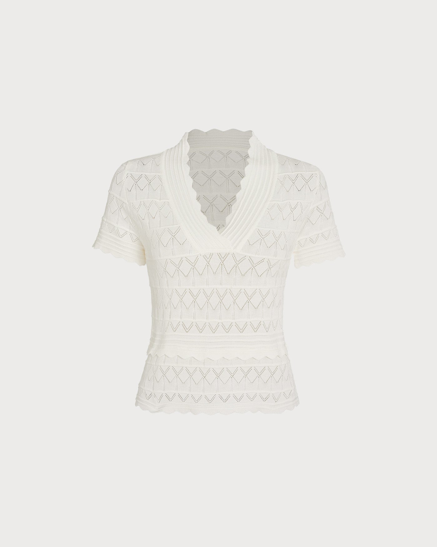 Women's Polyester Knit Sweater Tops - RIHOAS