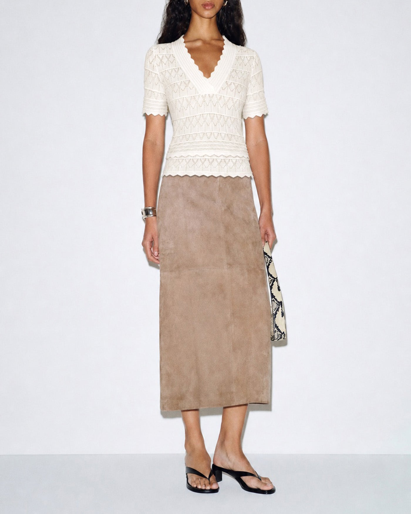 Women's Polyester Knit Sweater Tops - RIHOAS