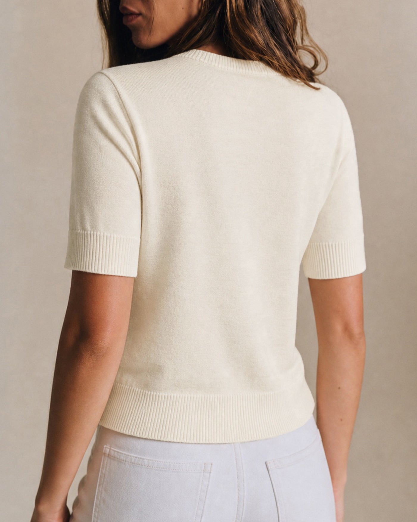 Women's Polyester Knit Sweater Tops - RIHOAS