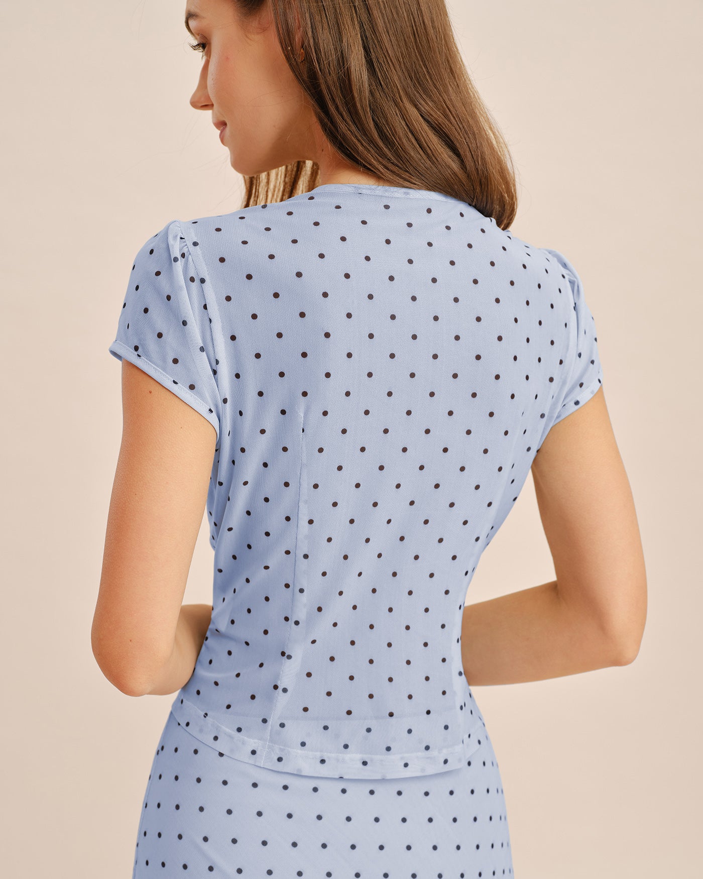 Women's Polyester Knit Top Tops - RIHOAS