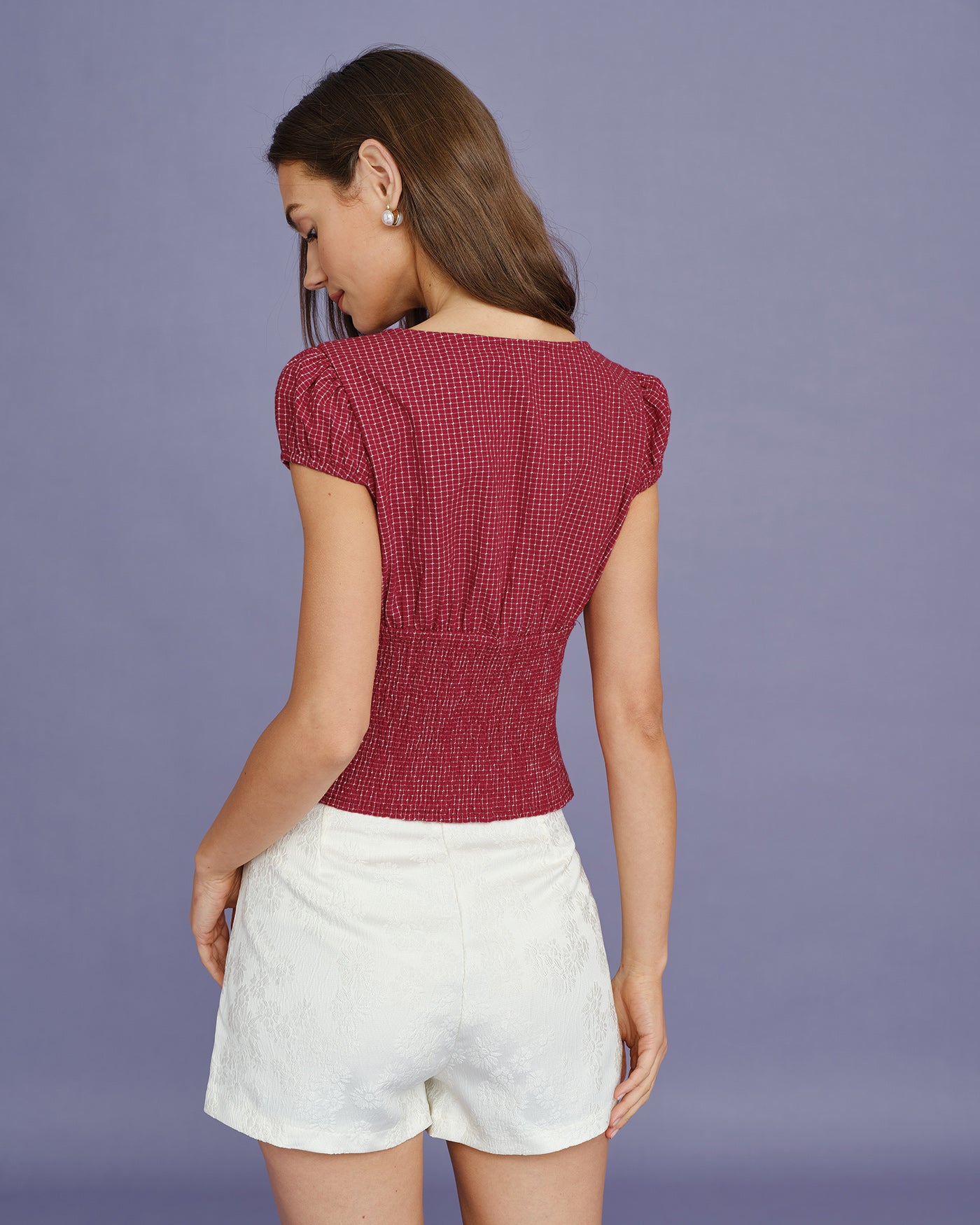 Women's Woven Cotton Blouses Tops - RIHOAS