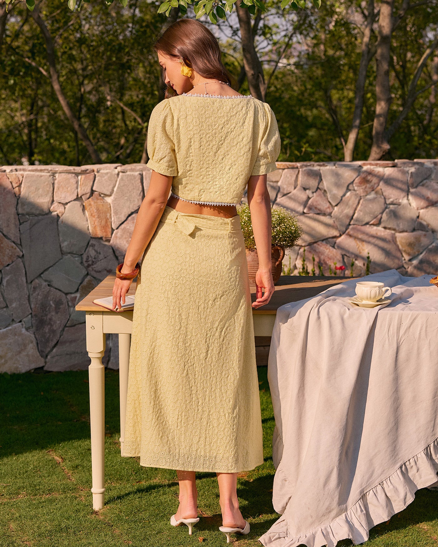 Women's Woven Cotton Blouses Tops - RIHOAS