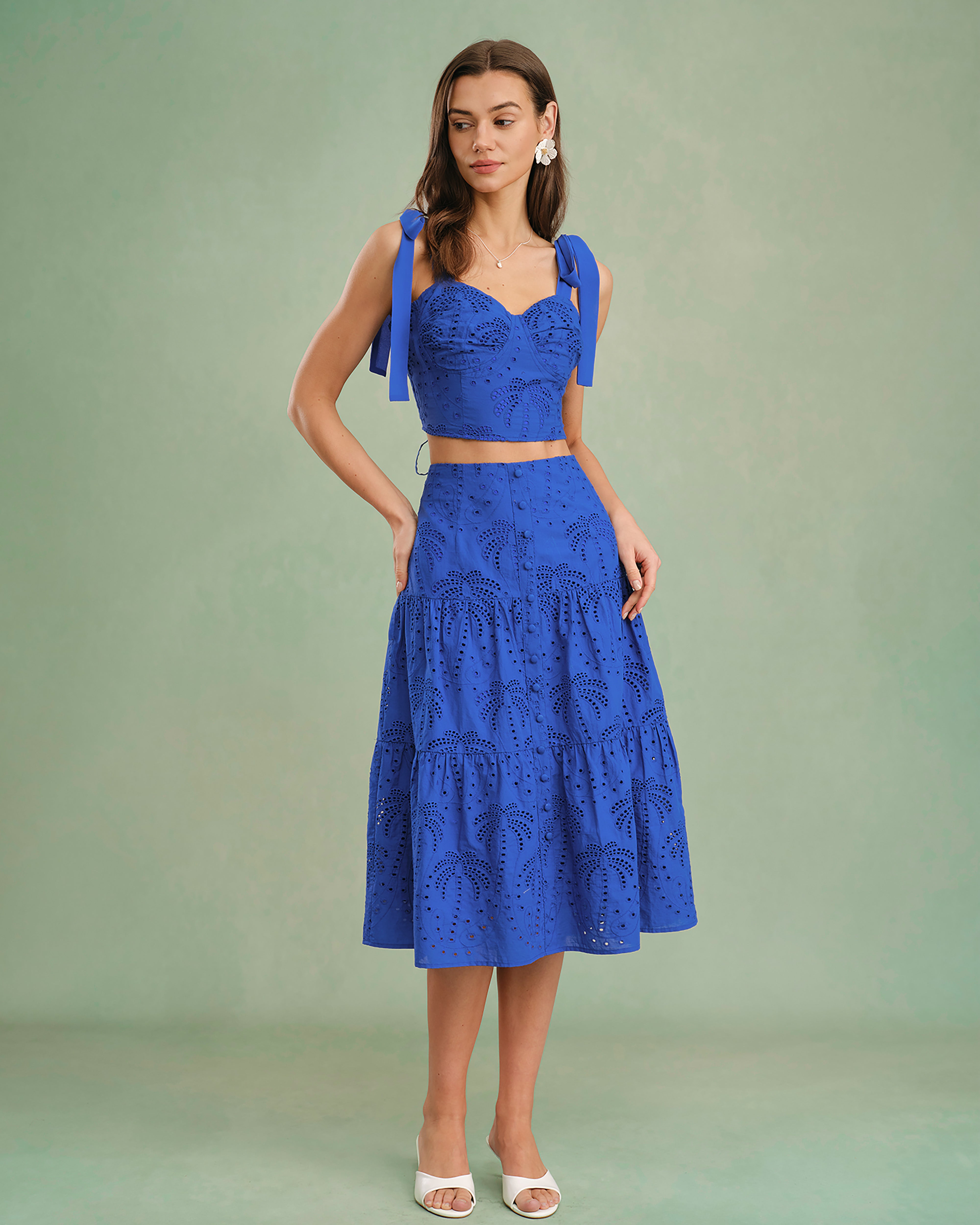 Women's Woven Cotton Camis Tops - RIHOAS