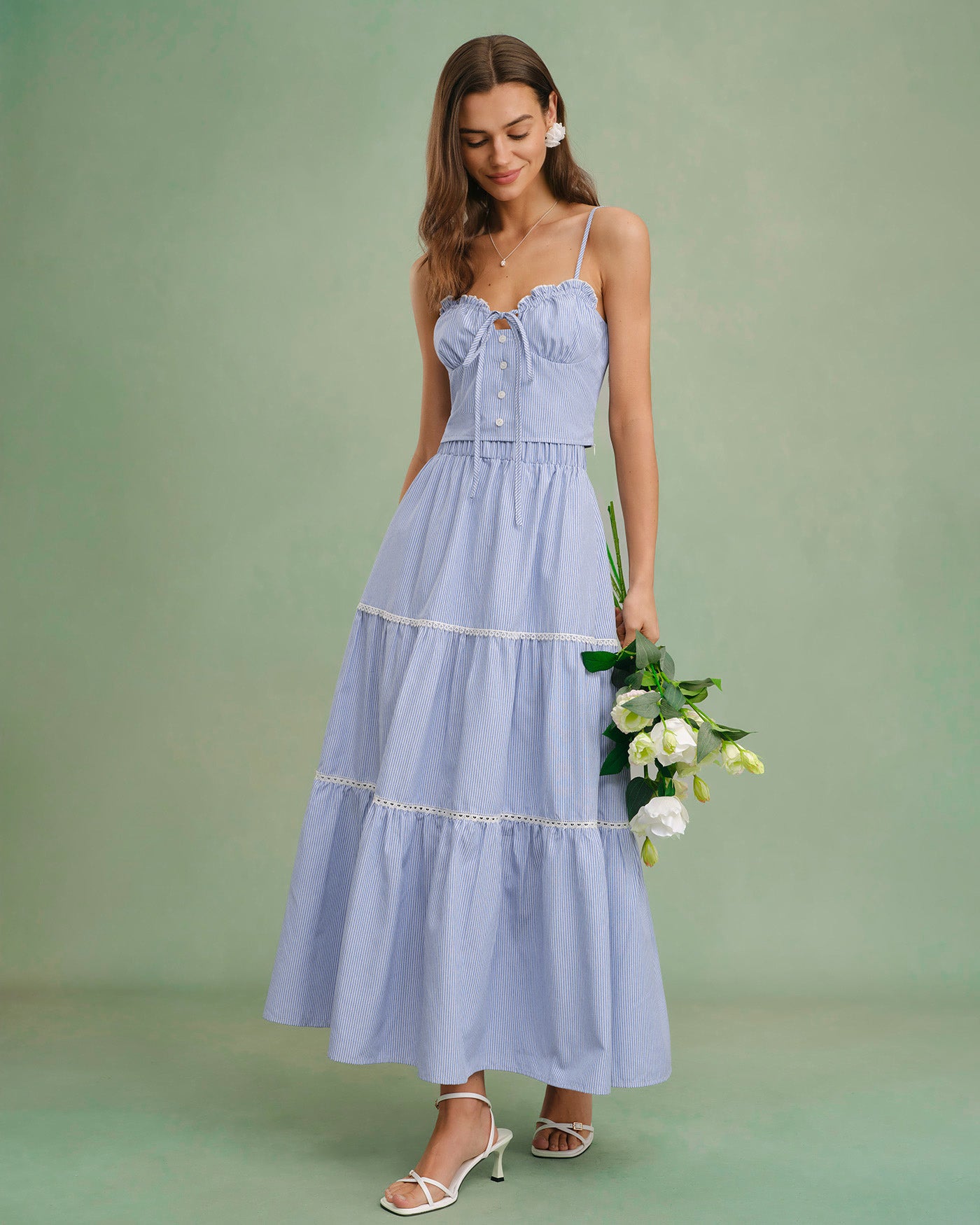 Women's Woven Cotton Camis Tops - RIHOAS