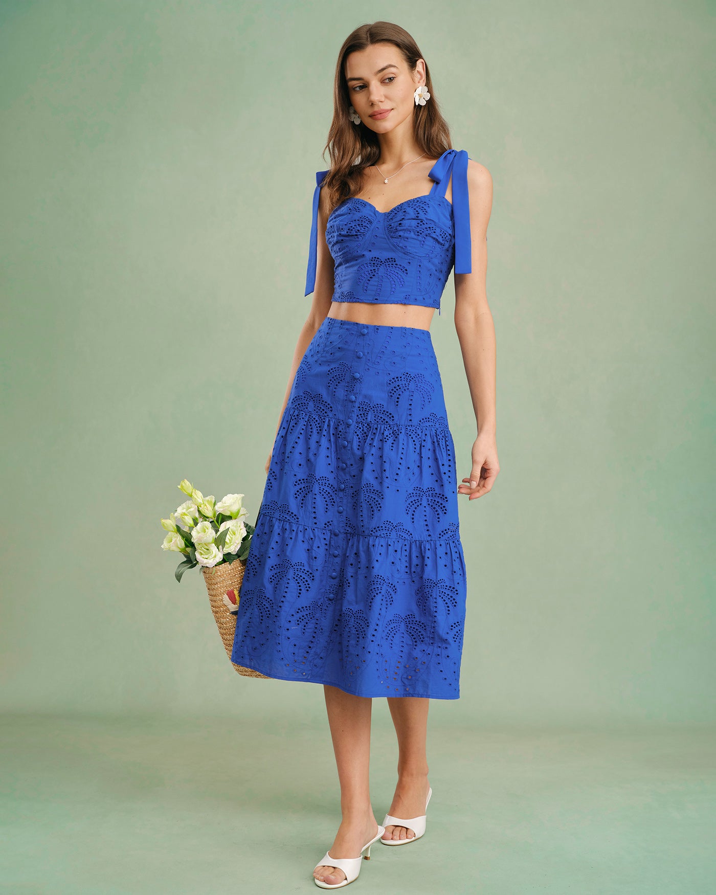 Women's Woven Cotton Camis Tops - RIHOAS