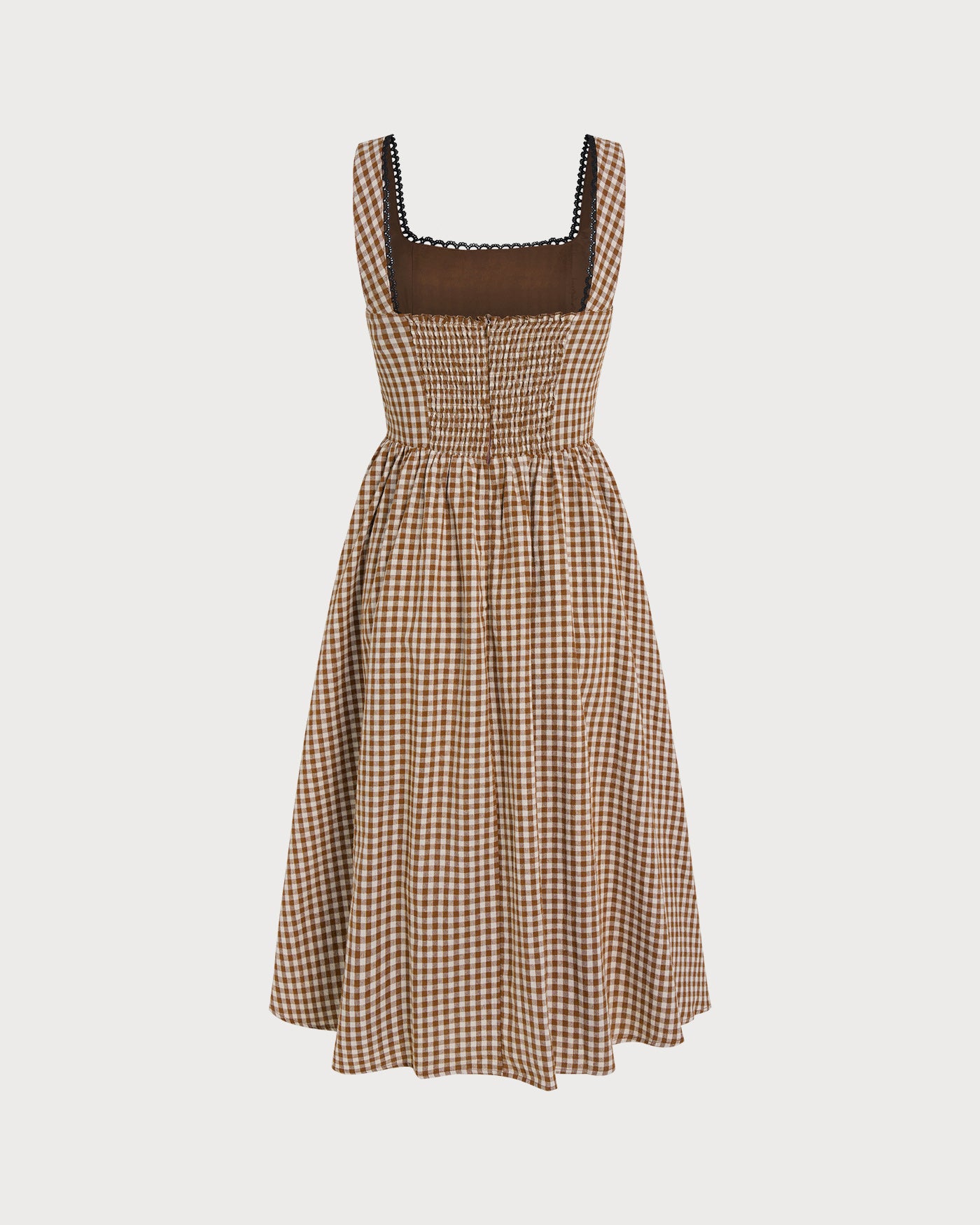 Women's Woven Cotton Midi Dress Dresses - RIHOAS