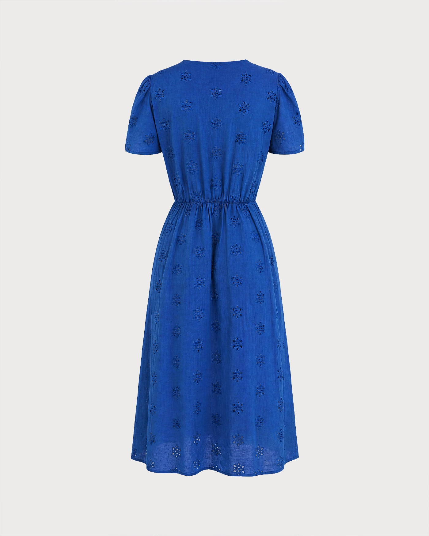 Women's Woven Cotton Midi Dress Dresses - RIHOAS