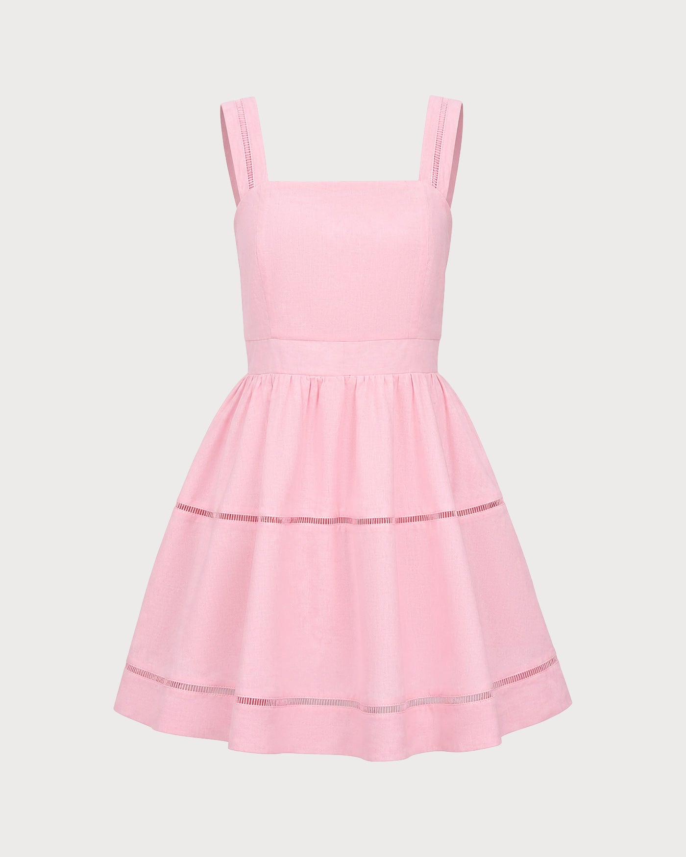 Women's Woven Cotton Mini Dress Dresses - RIHOAS