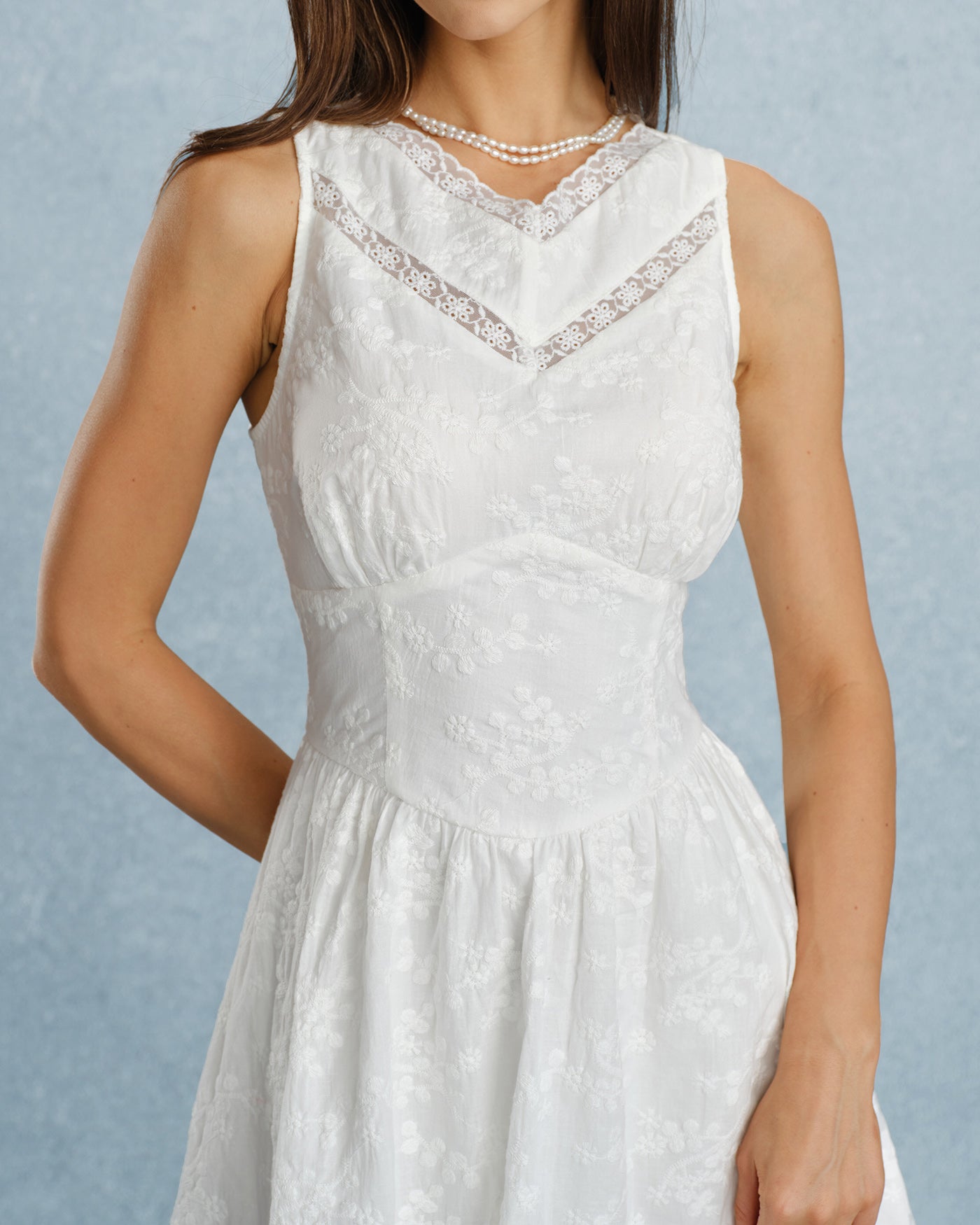 Women's Woven Cotton Mini Dresses Dresses - RIHOAS