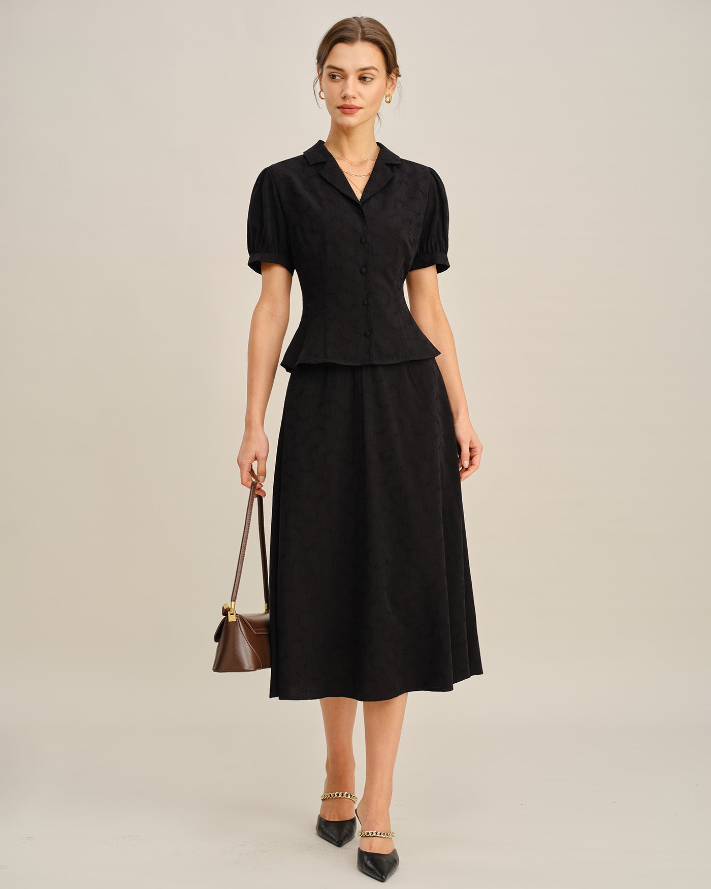 Women's Woven Cotton Skirt Bottoms - RIHOAS