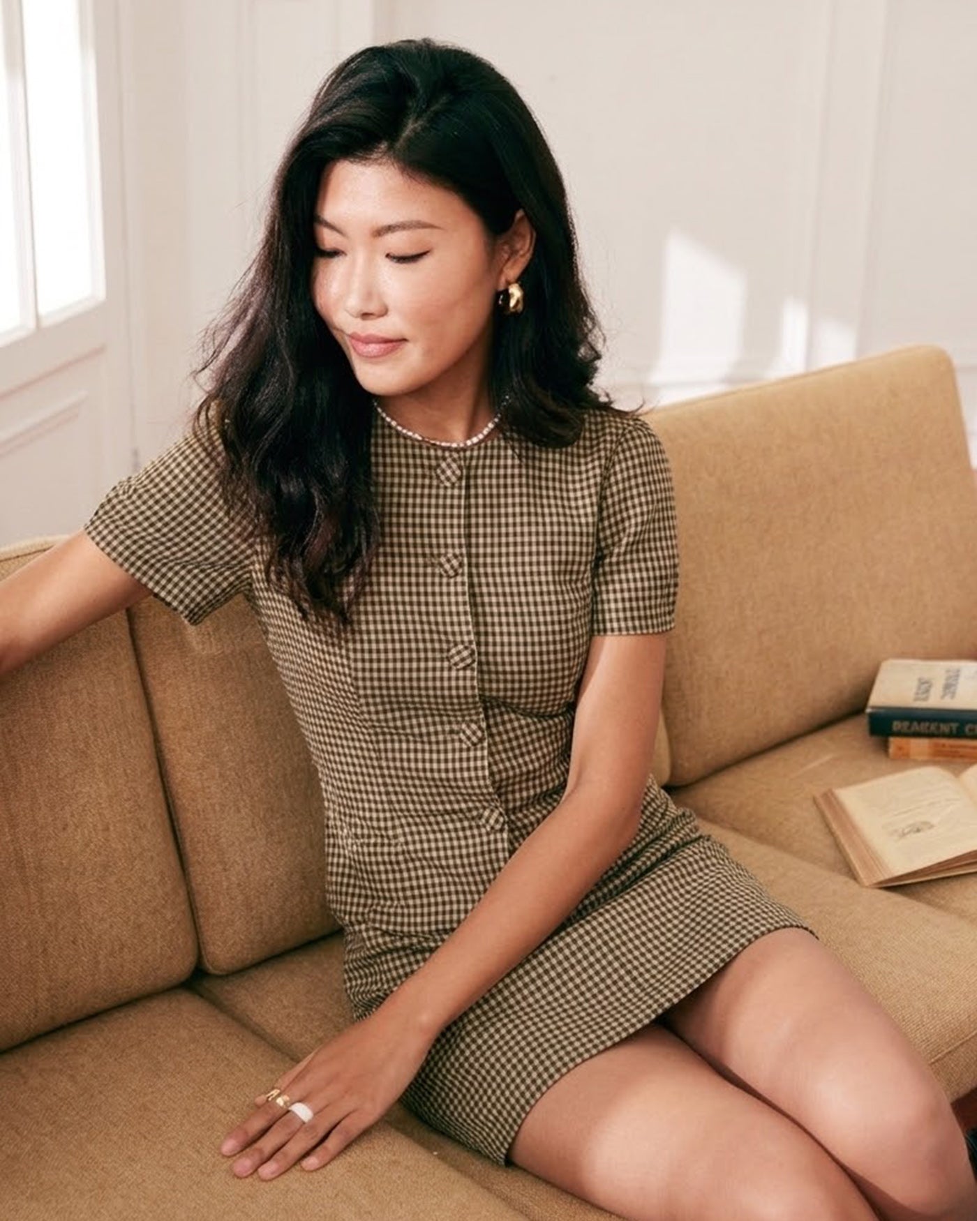 Women's Woven Cotton Skirt Bottoms - RIHOAS