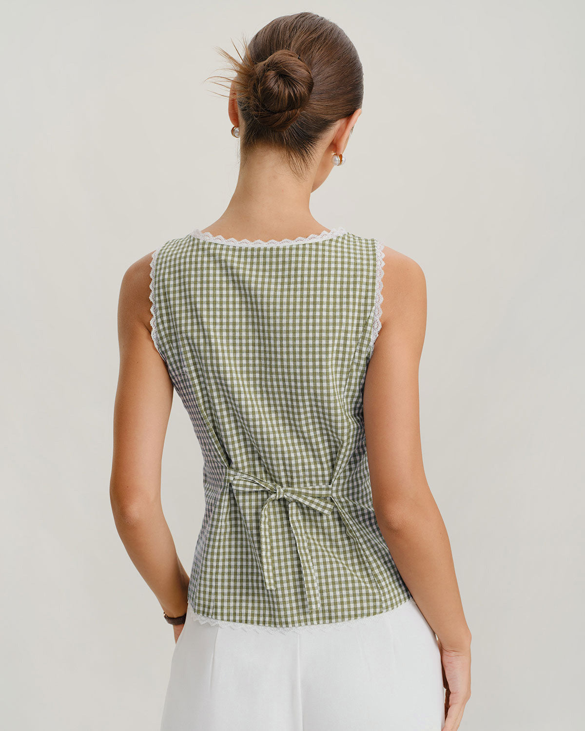 Women's Woven Cotton Tank Top Tops - RIHOAS