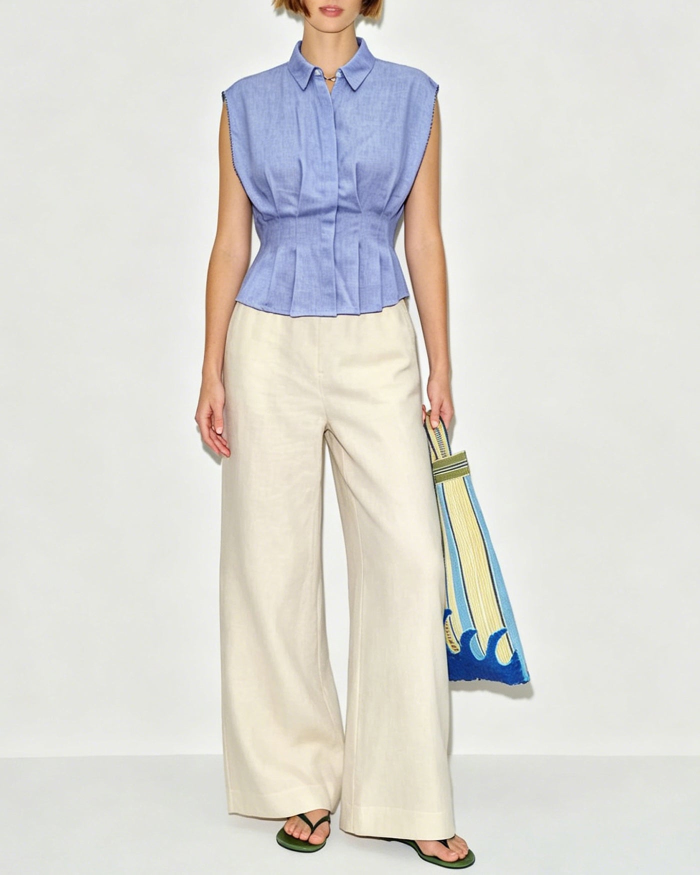 Women's Woven Cotton Top Tops - RIHOAS