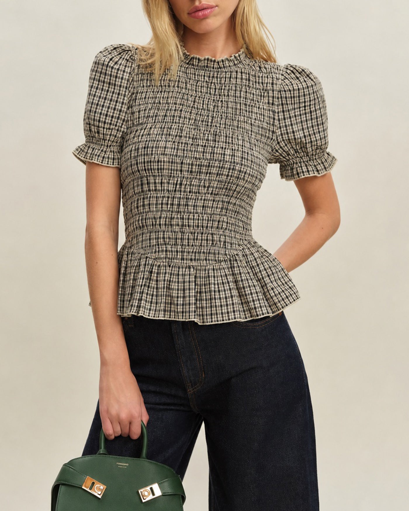 Women's Woven Cotton Top Tops - RIHOAS