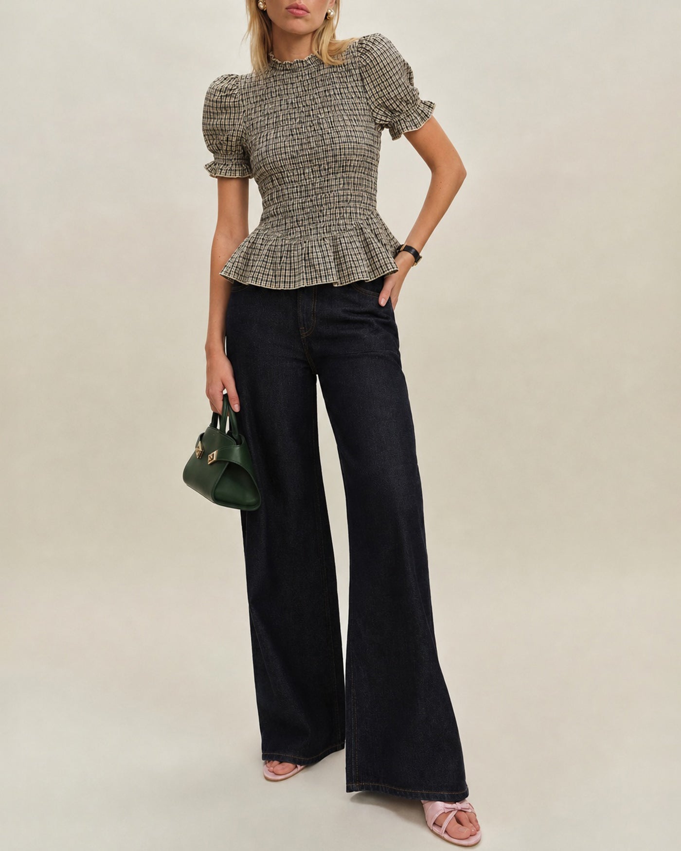 Women's Woven Cotton Top Tops - RIHOAS