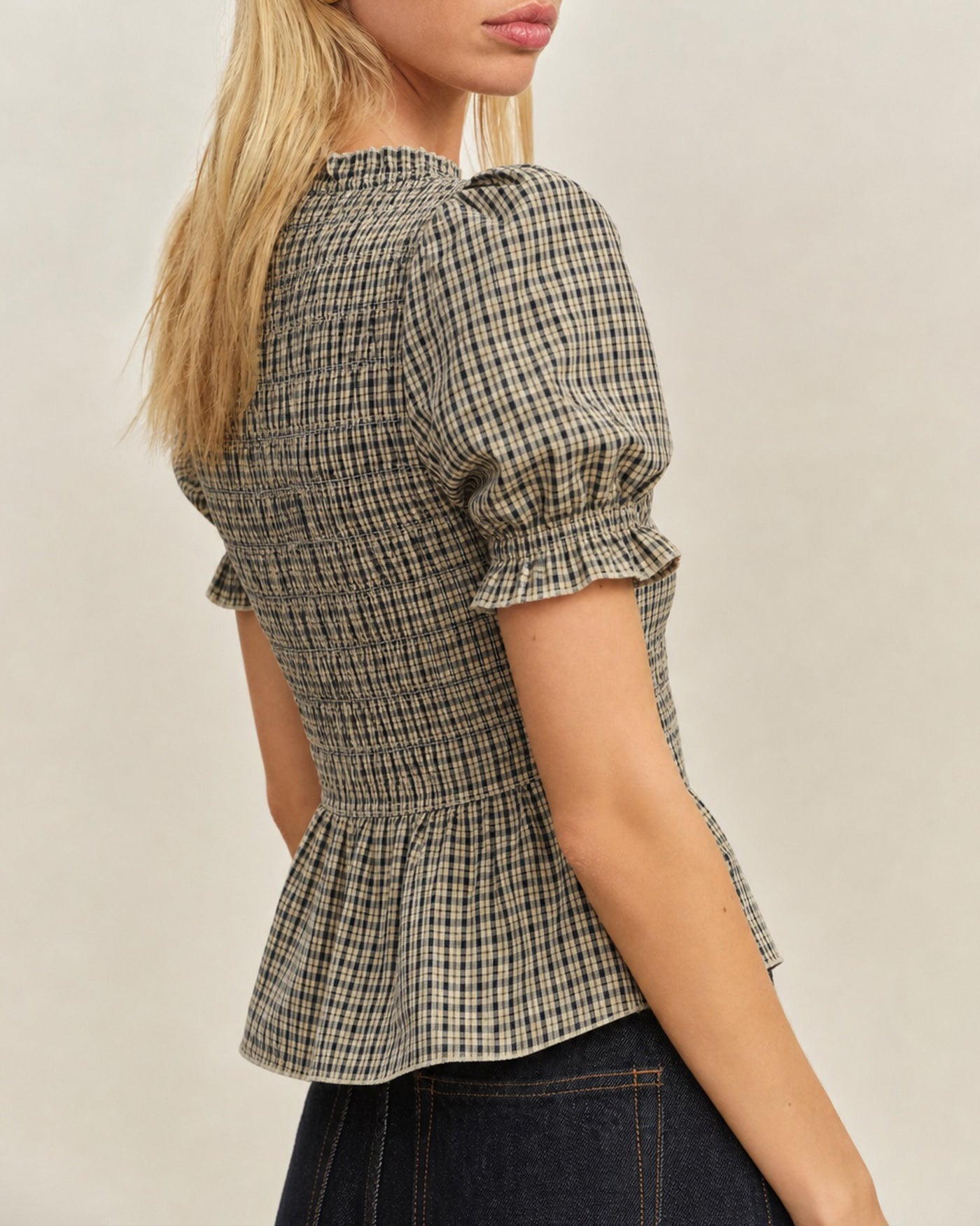 Women's Woven Cotton Top Tops - RIHOAS