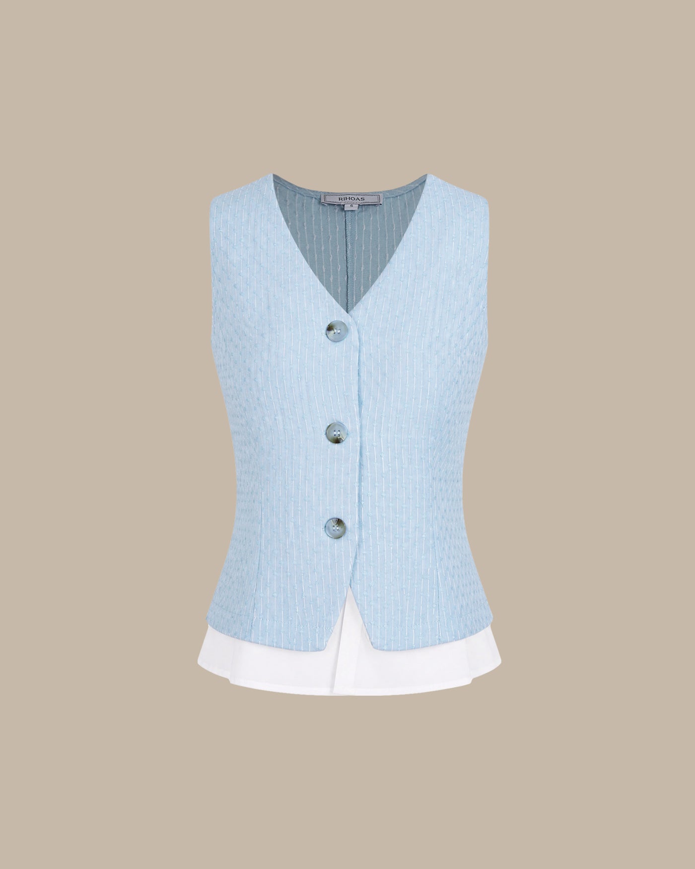 Women's Woven Cotton Vest Tops - RIHOAS