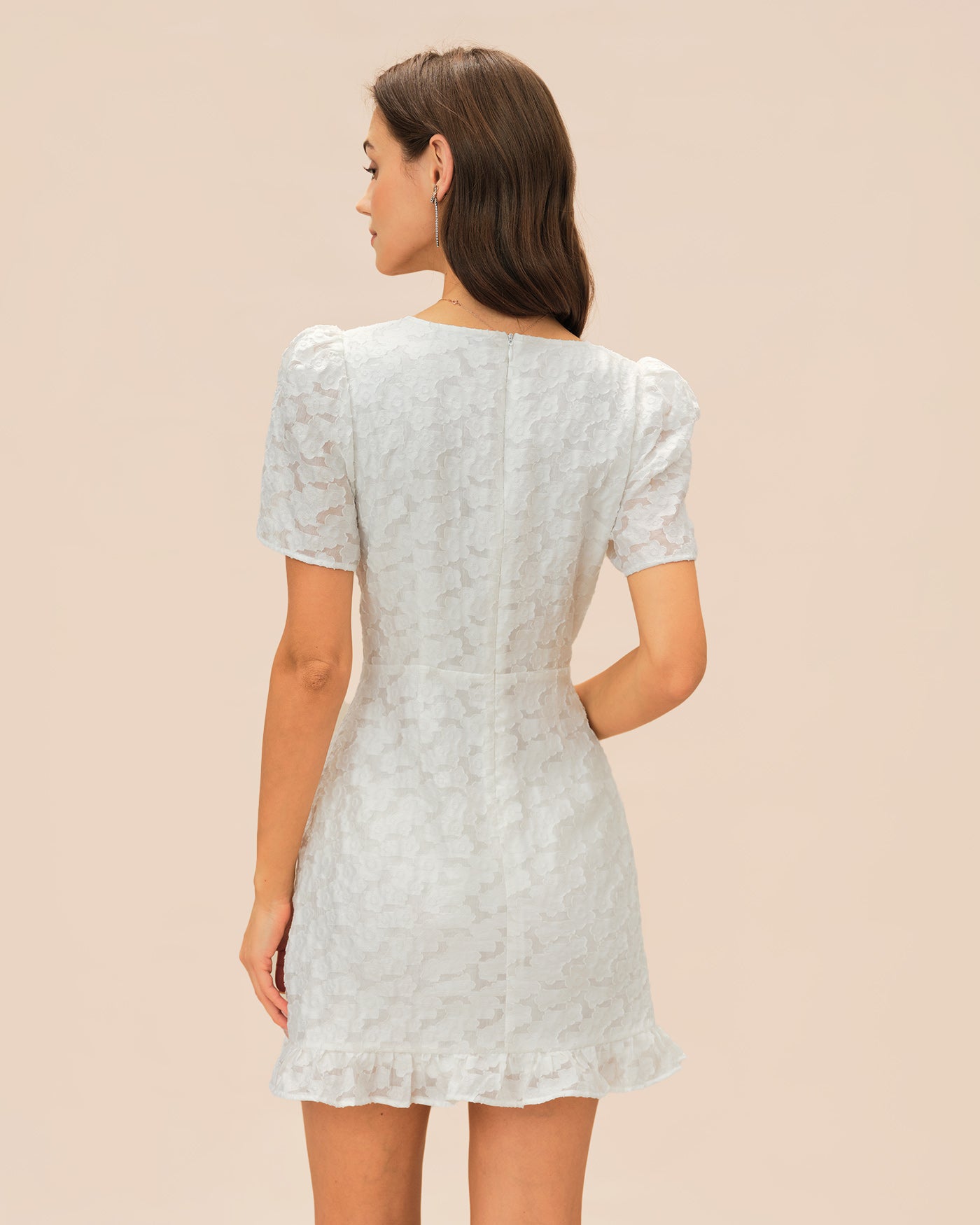 Women's Woven Nylon Mini Dress Dresses - RIHOAS