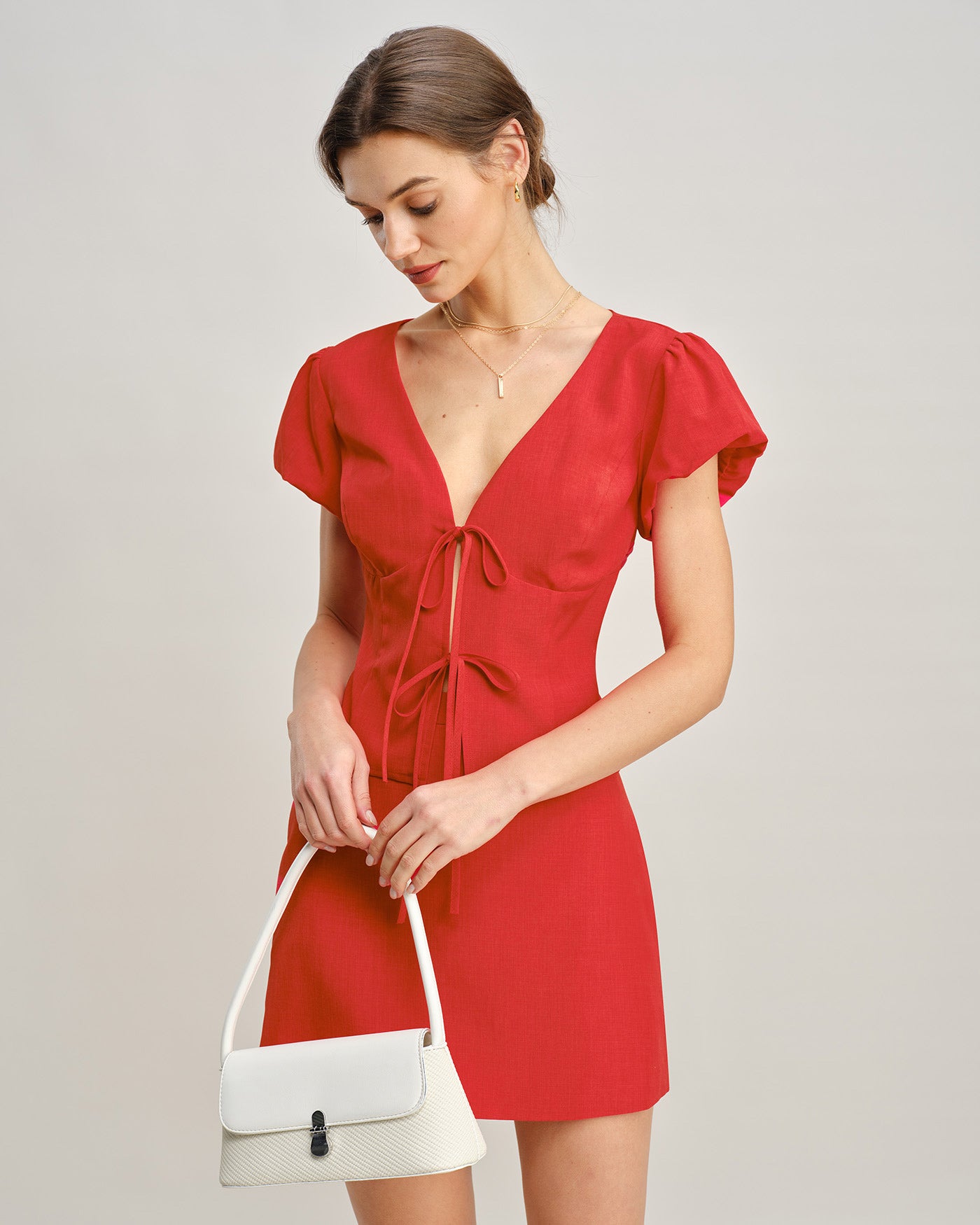 Women's Woven Polyester Blouses Tops - RIHOAS