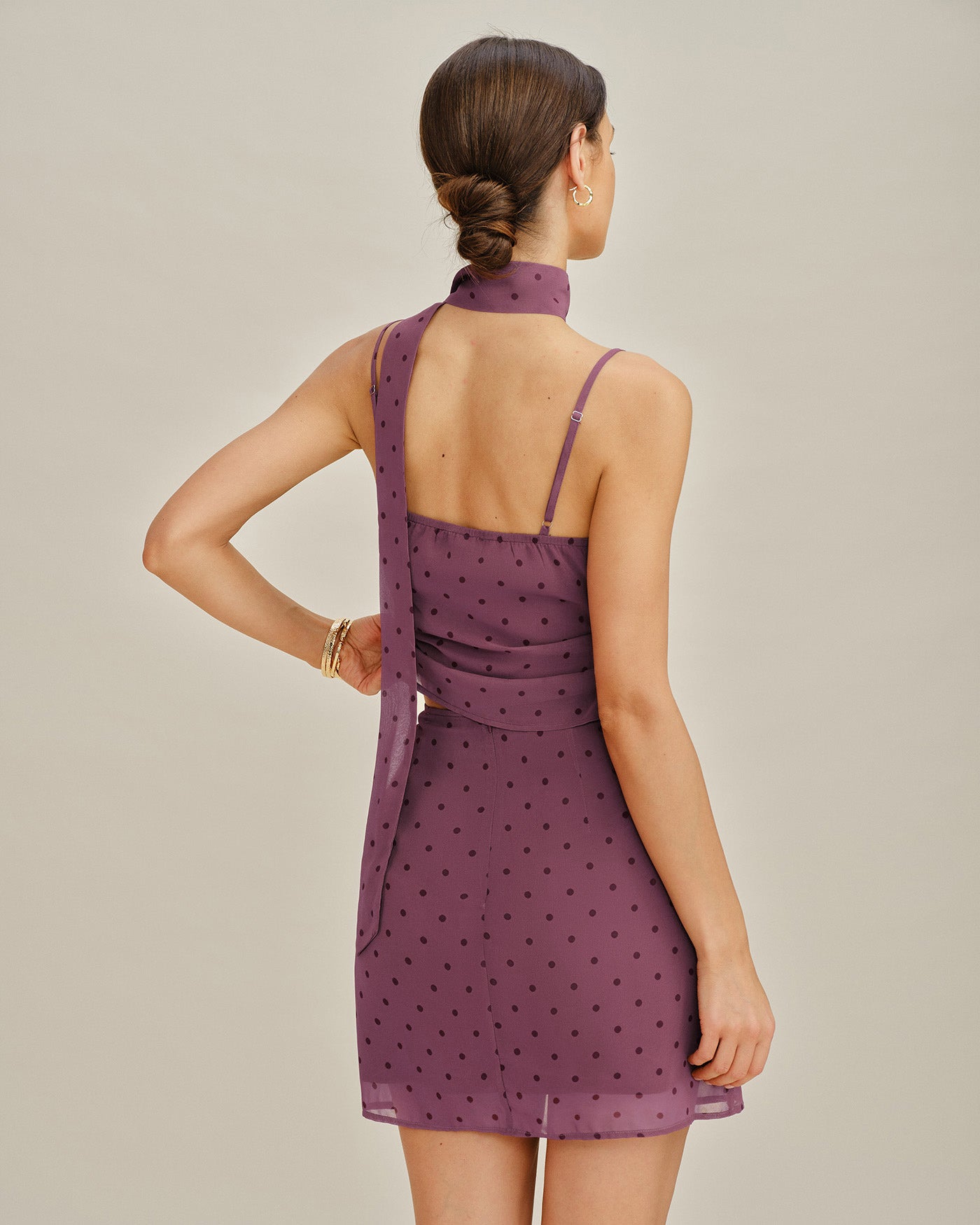 Women's Woven Polyester Camis Tops - RIHOAS