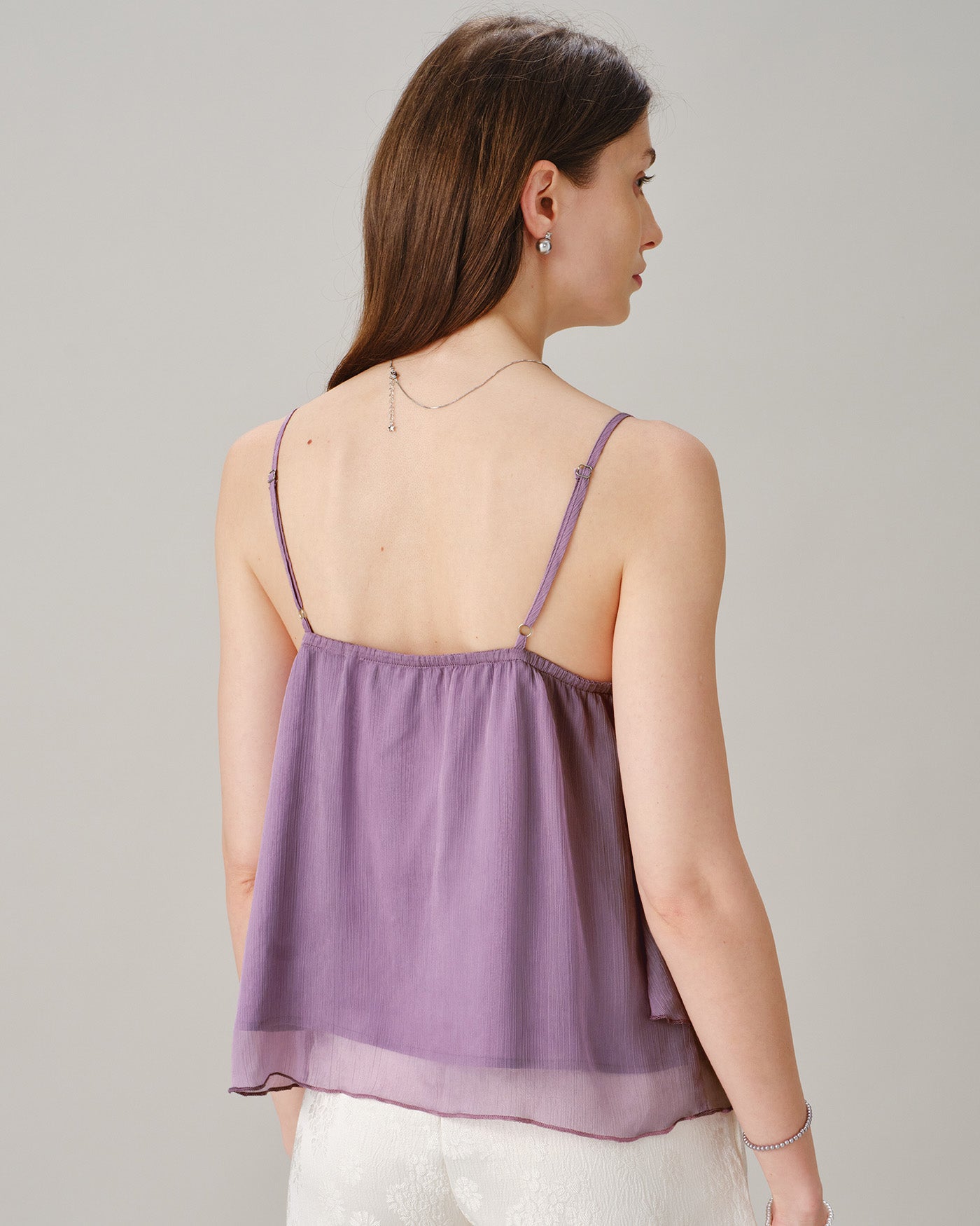 Women's Woven Polyester Camis Tops - RIHOAS