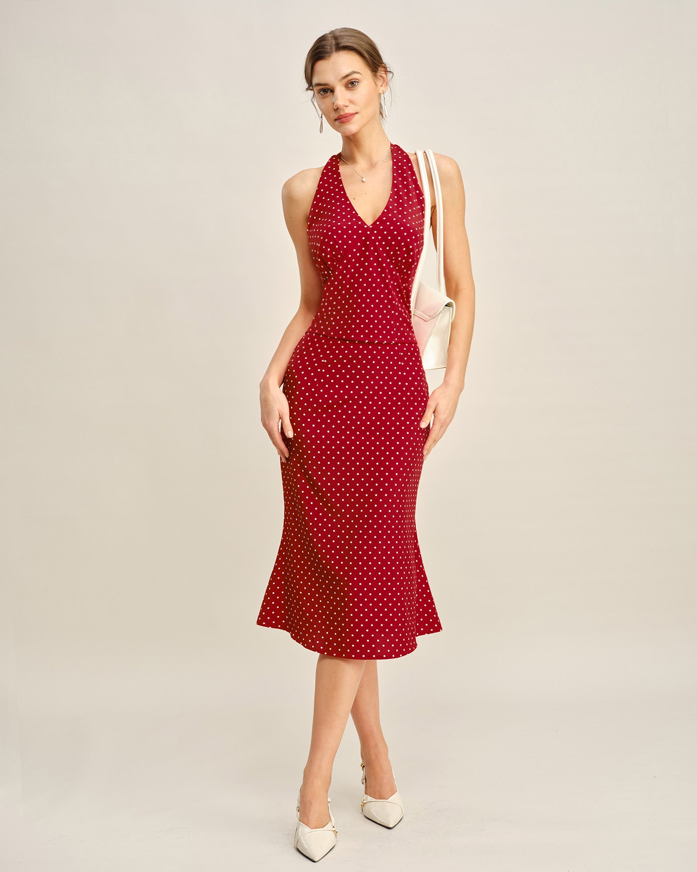 Women's Woven Polyester Camis Tops - RIHOAS