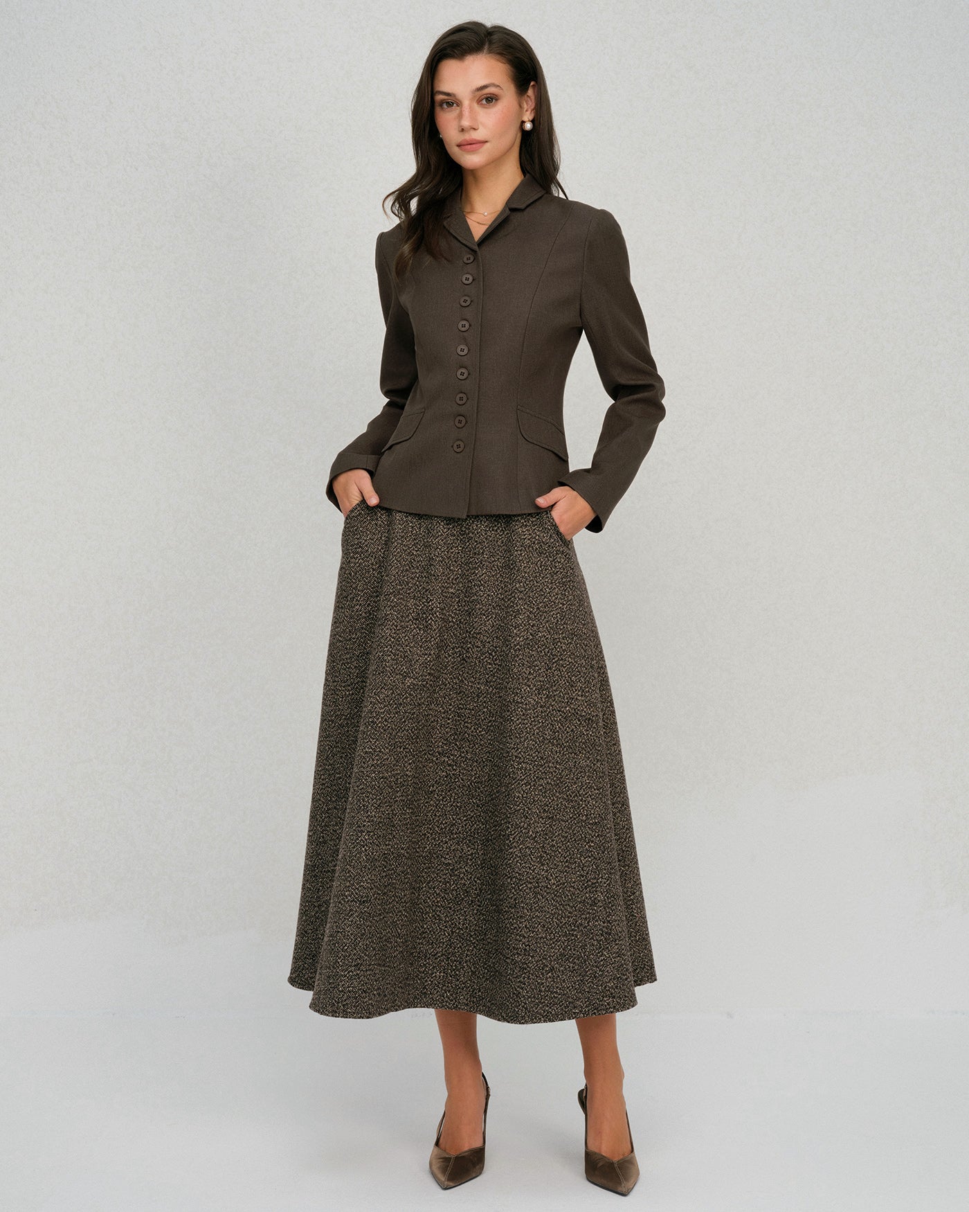 Women's Woven Polyester Jacket Outerwear - RIHOAS