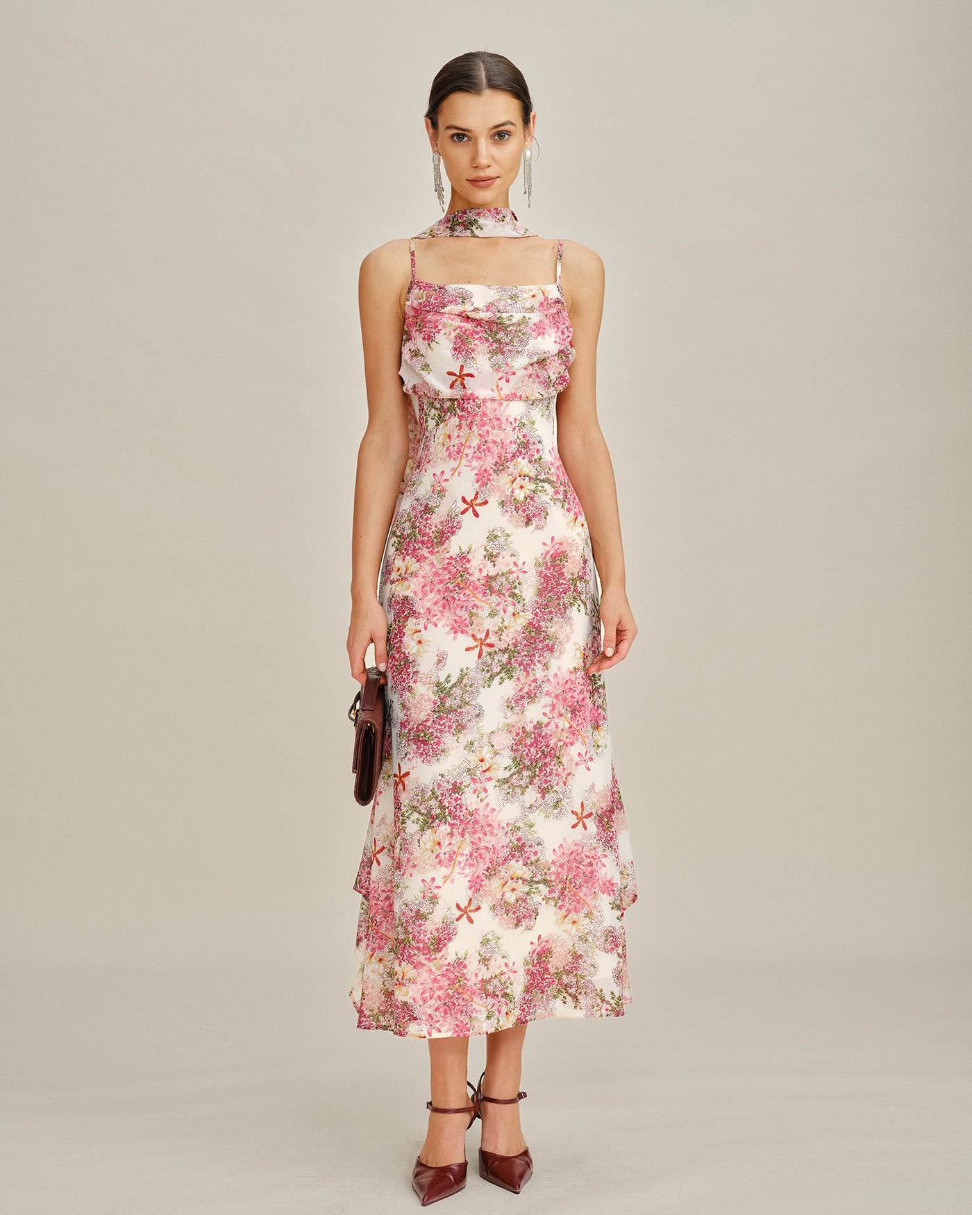 Women's Woven Polyester Maxi Dress Dresses - RIHOAS